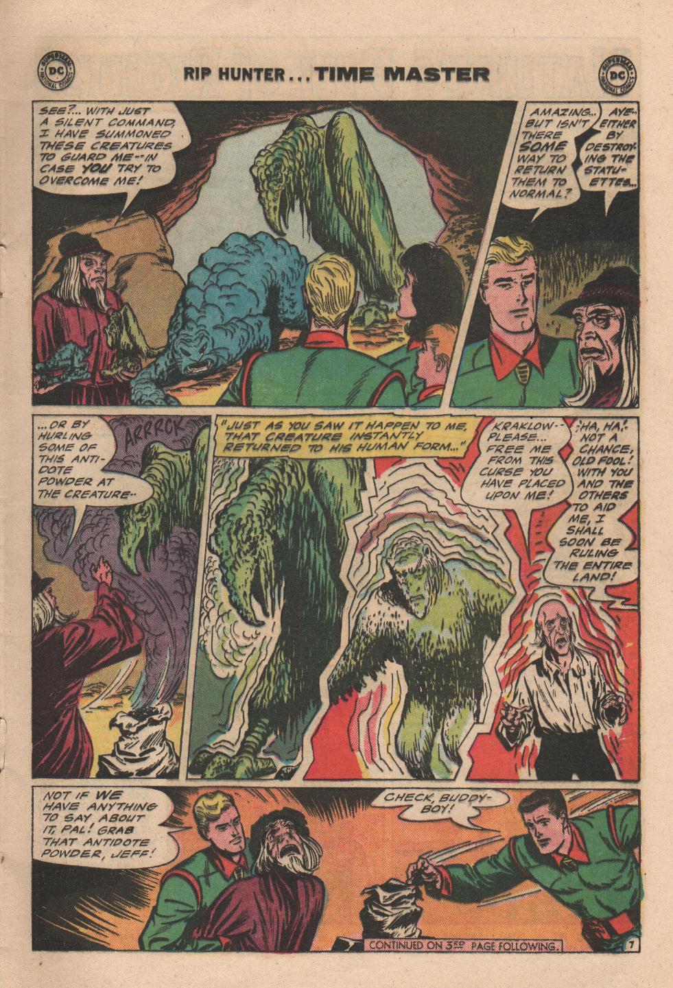 Read online Rip Hunter...Time Master comic -  Issue #28 - 9