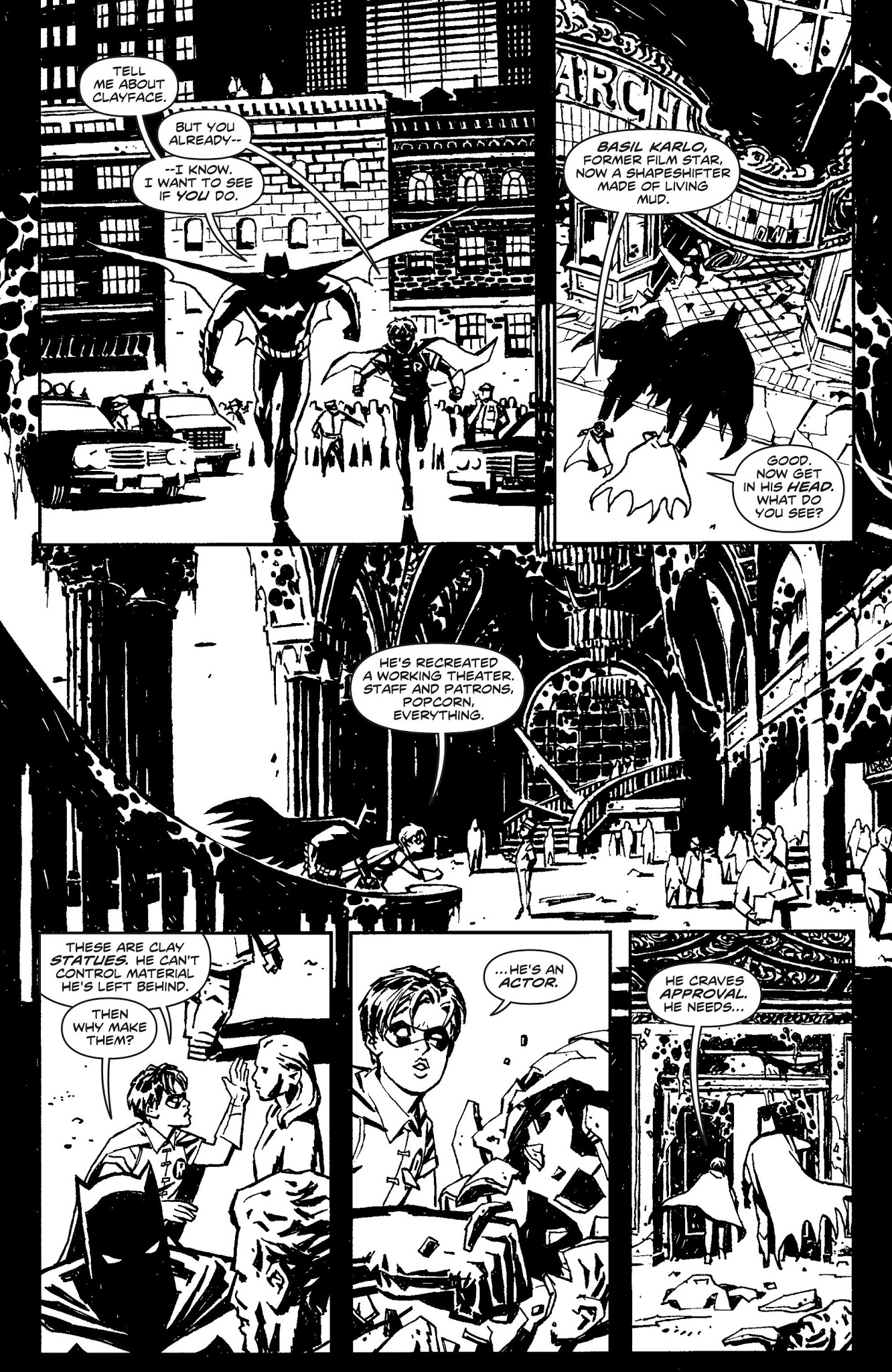 Read online Batman Black and White (2013) comic -  Issue #6 - 7