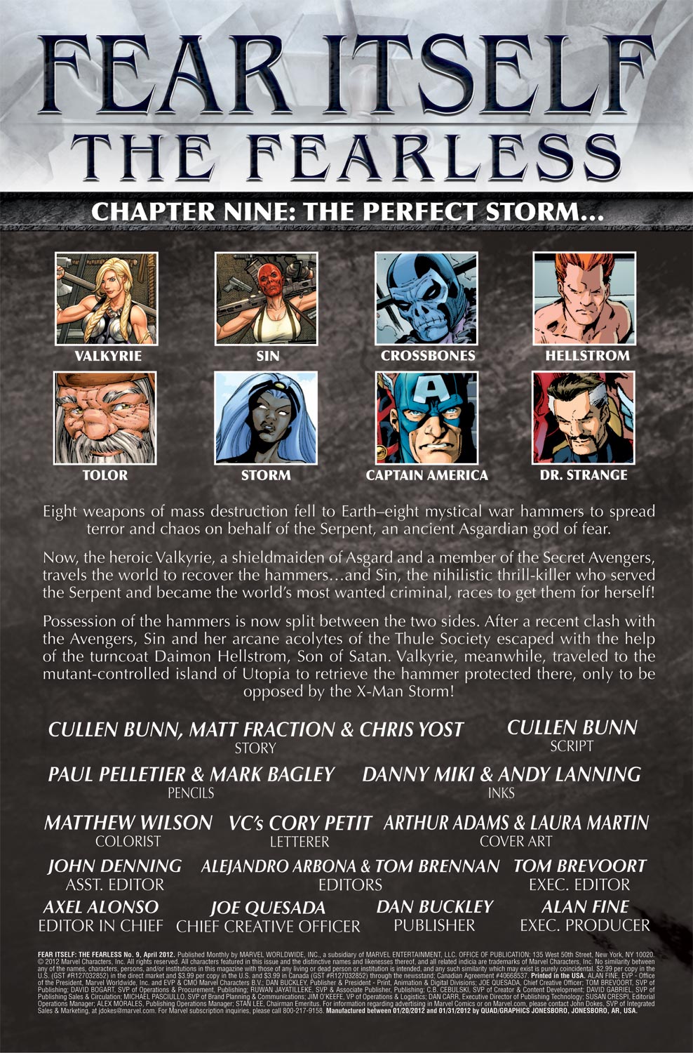 Read online Fear Itself: The Fearless comic -  Issue #9 - 2