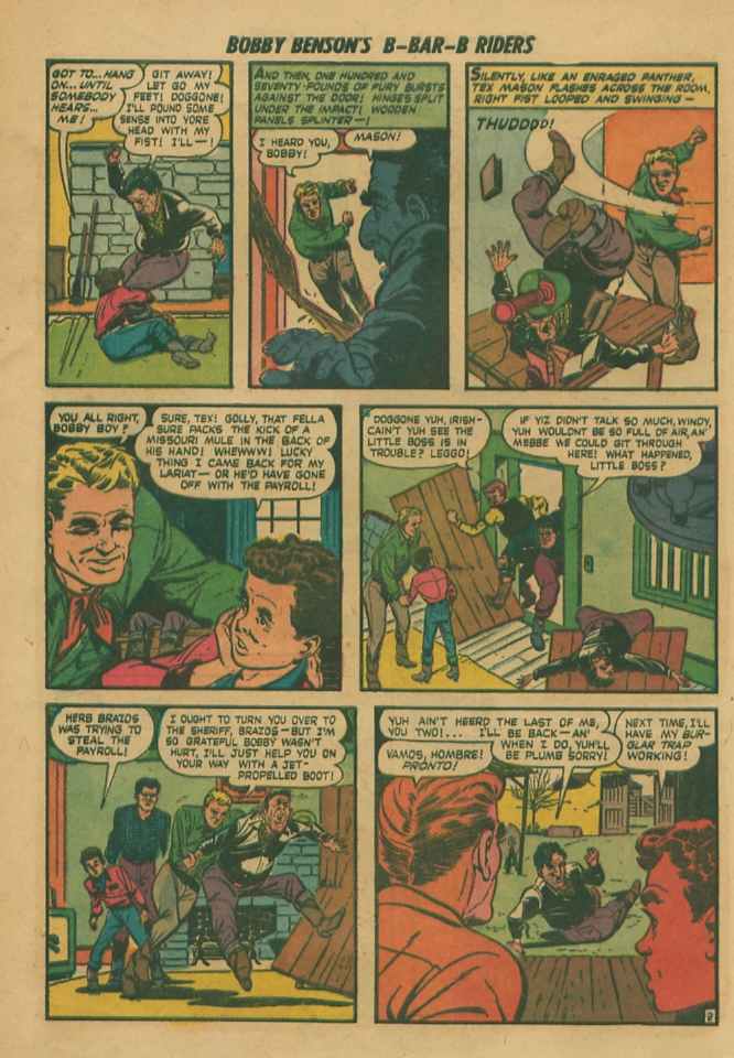 Read online Bobby Benson's B-Bar-B Riders comic -  Issue #1 - 12