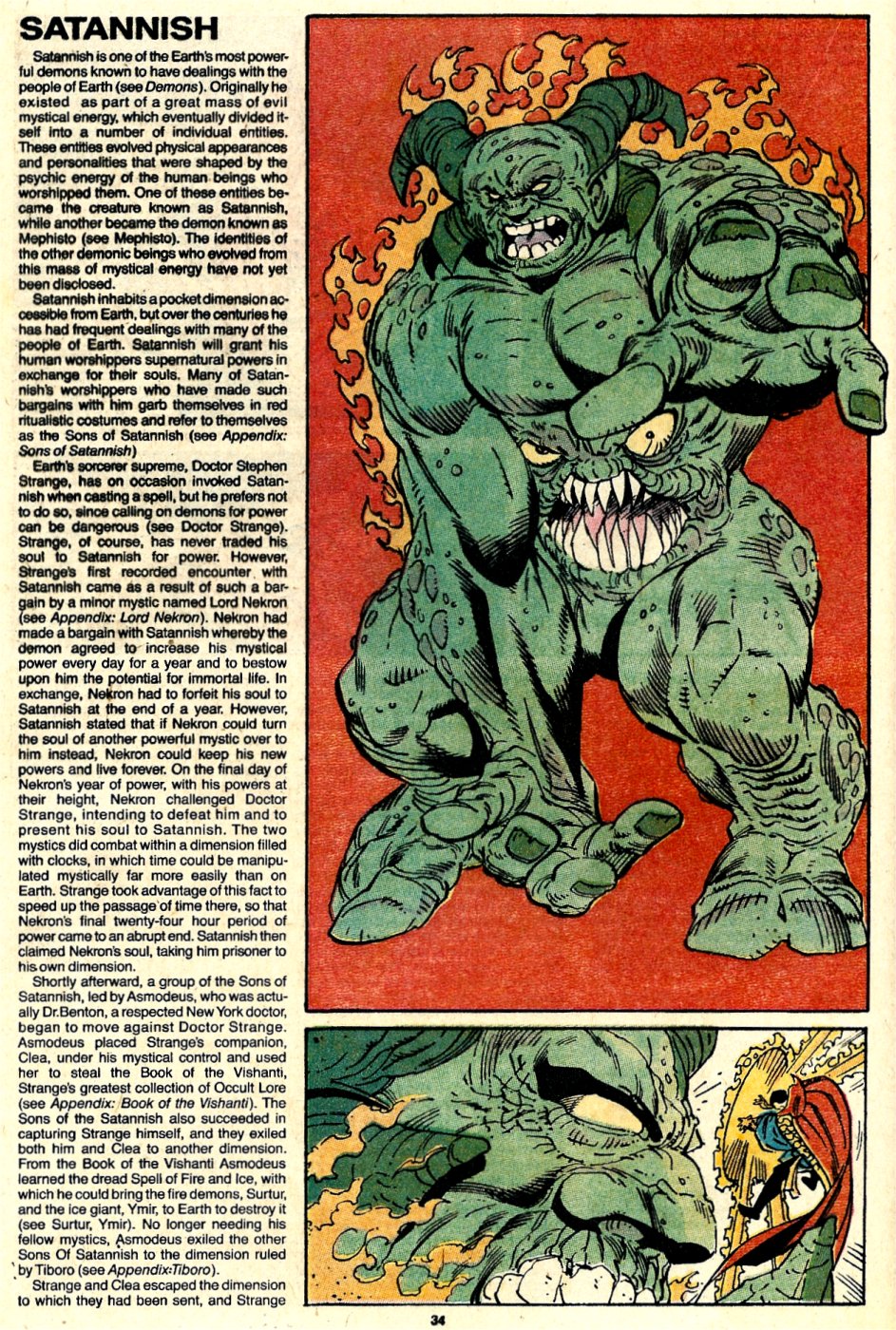Read online The Official Handbook of the Marvel Universe: Update '89 comic -  Issue #6 - 36