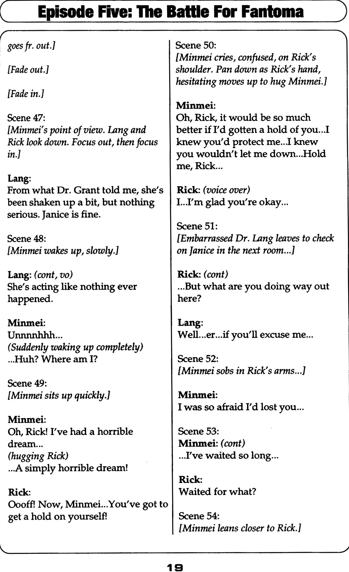 Read online Robotech II: The Sentinels comic -  Issue # _Script Book 2 - 20