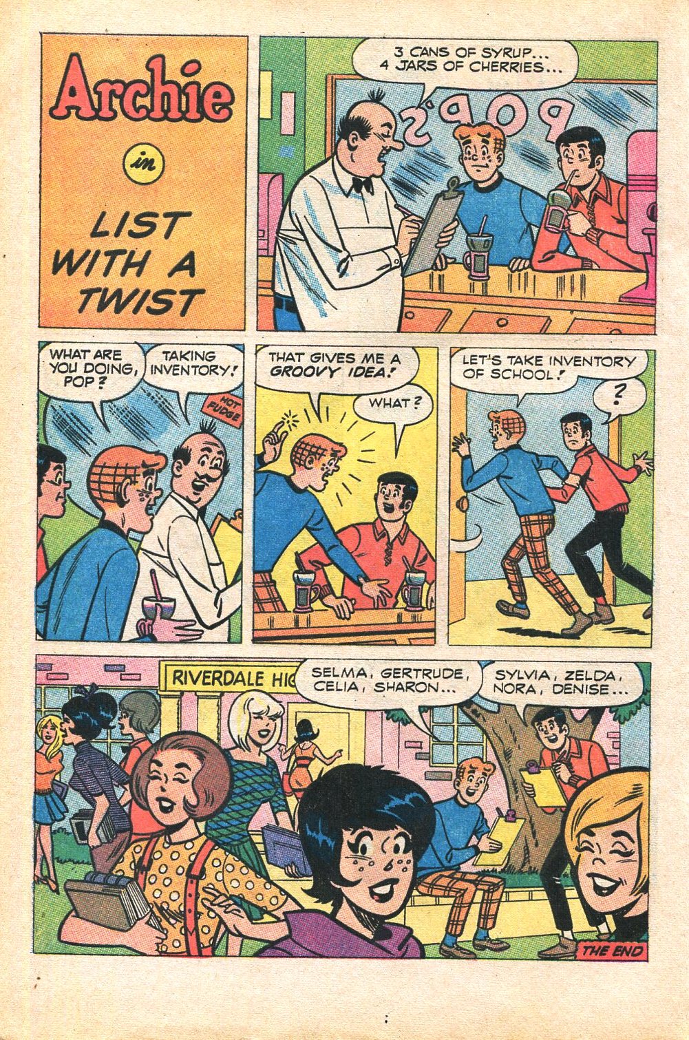 Read online Archie's Joke Book Magazine comic -  Issue #144 - 4