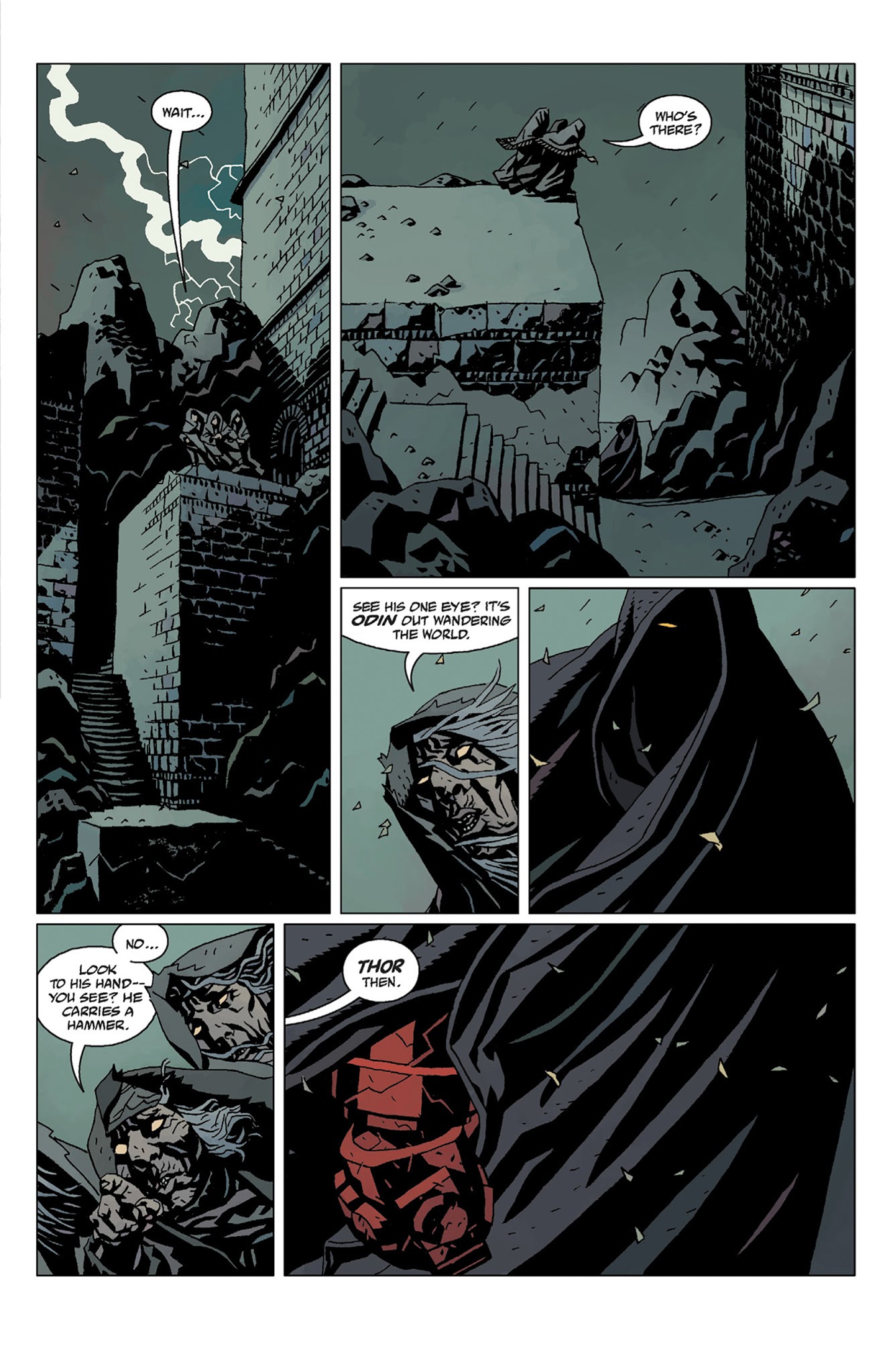 Read online Hellboy: The Storm And The Fury comic -  Issue # TPB - 90