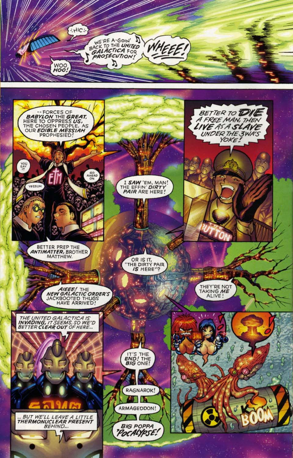 Read online Dirty Pair: Run From the Future comic -  Issue #4 - 24