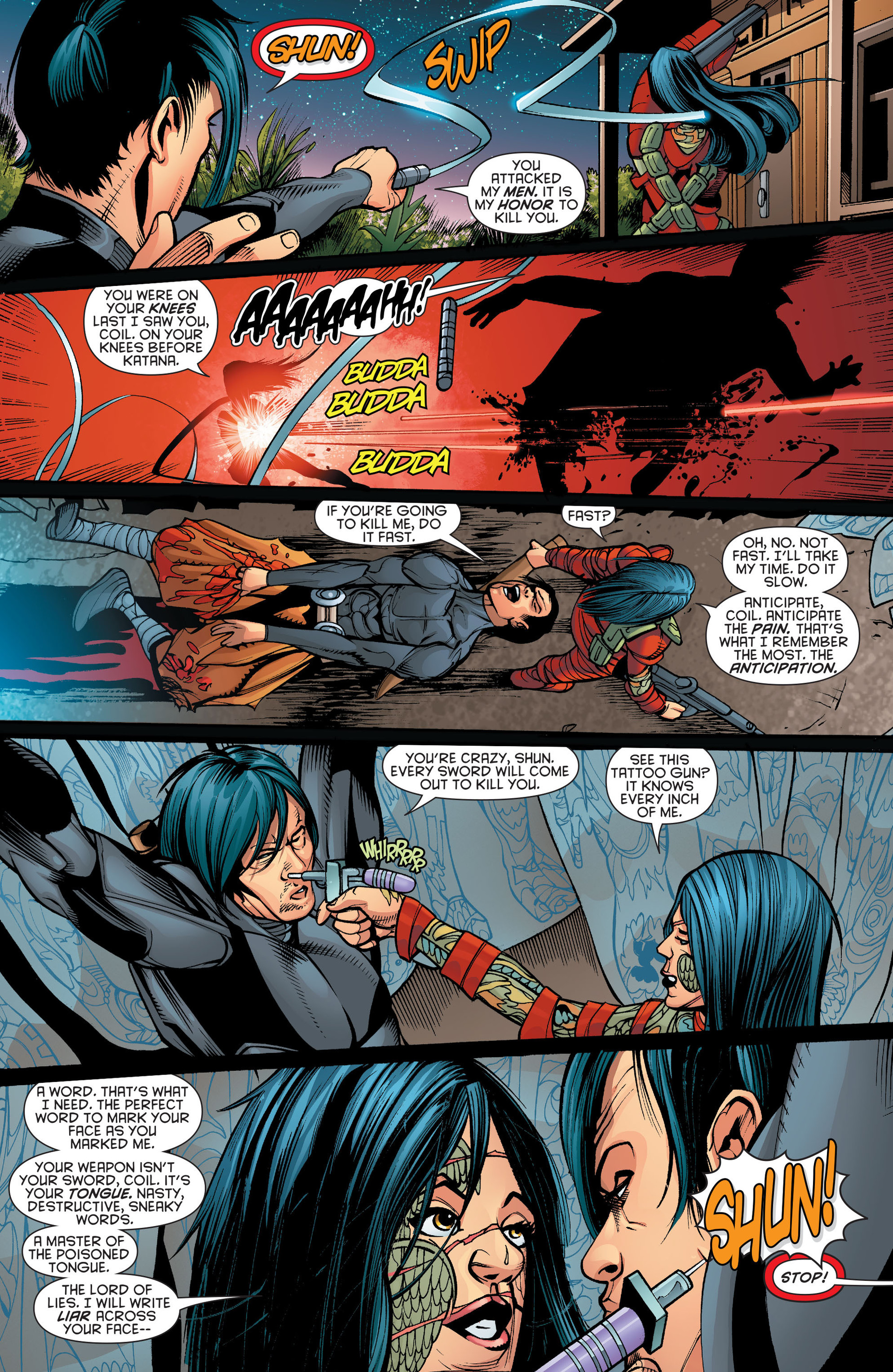 Read online Katana comic -  Issue #10 - 14
