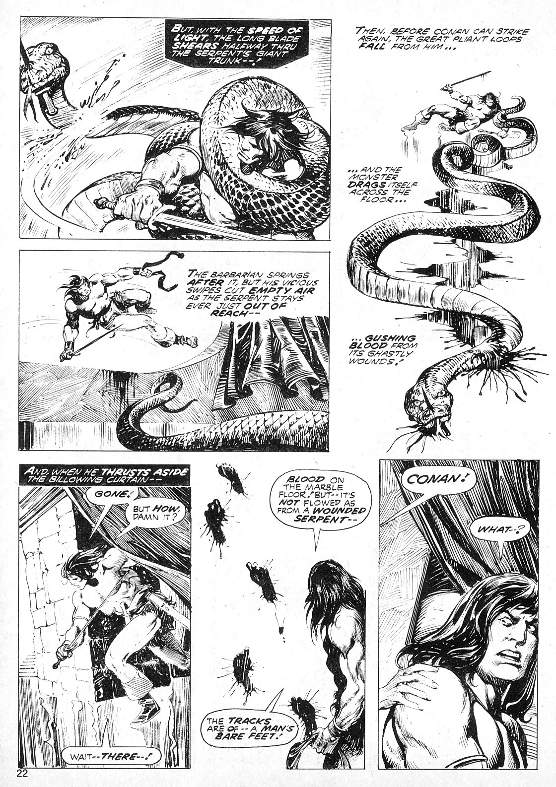 Read online The Savage Sword Of Conan comic -  Issue #19 - 22