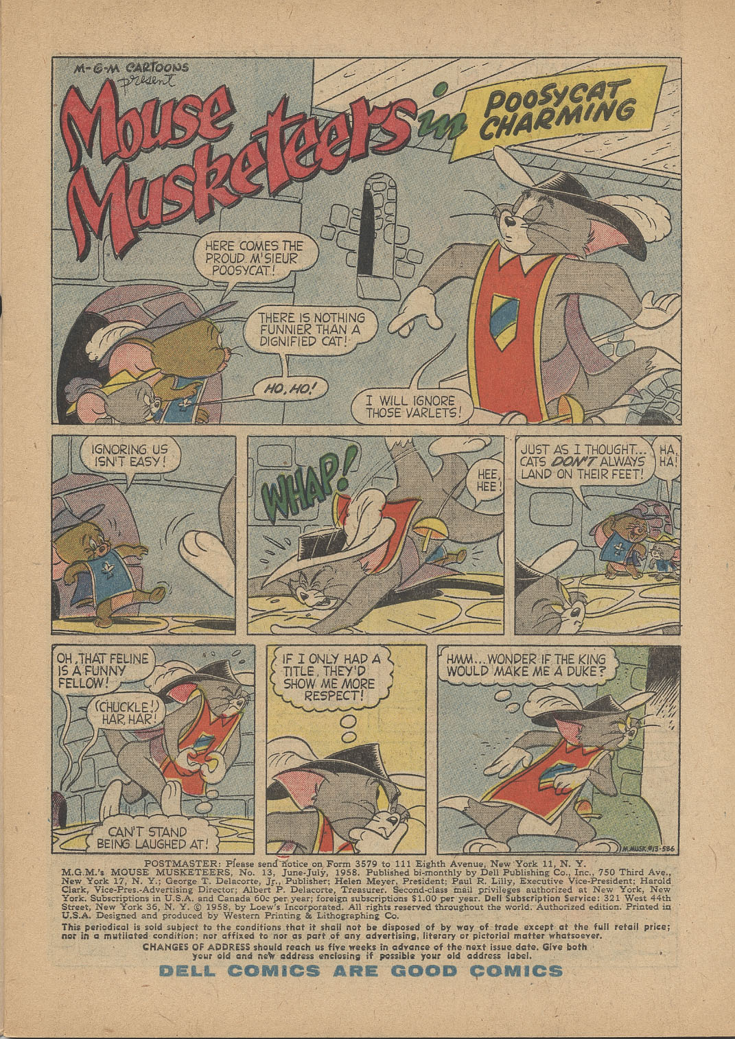 Read online M.G.M's The Mouse Musketeers comic -  Issue #13 - 3