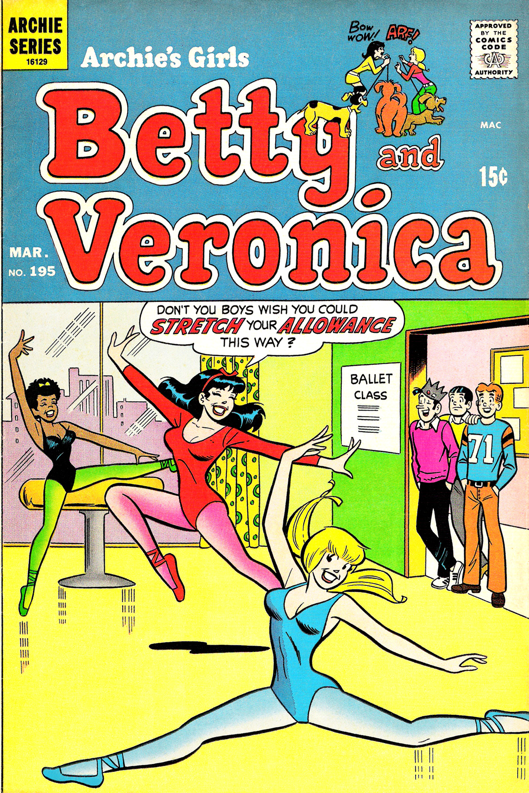 Read online Archie's Girls Betty and Veronica comic -  Issue #195 - 1