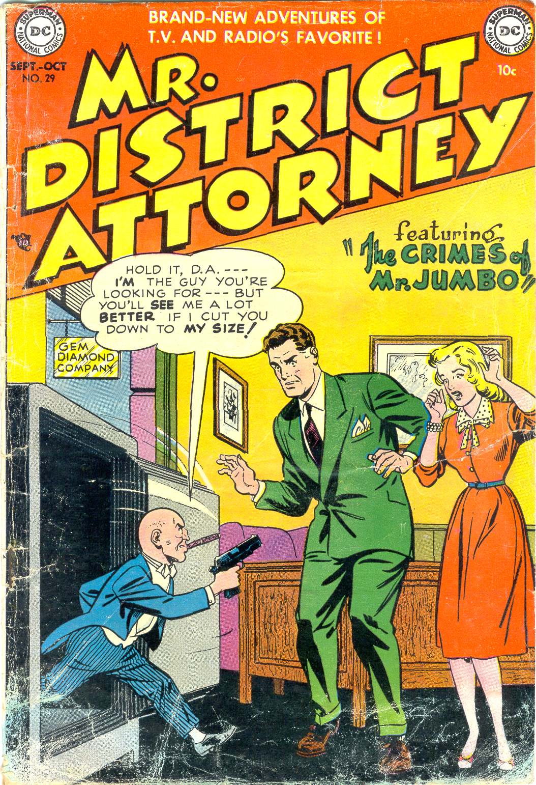 Read online Mr. District Attorney comic -  Issue #29 - 1