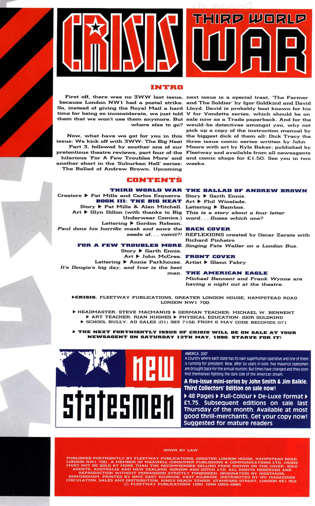 Read online Crisis comic -  Issue #43 - 2