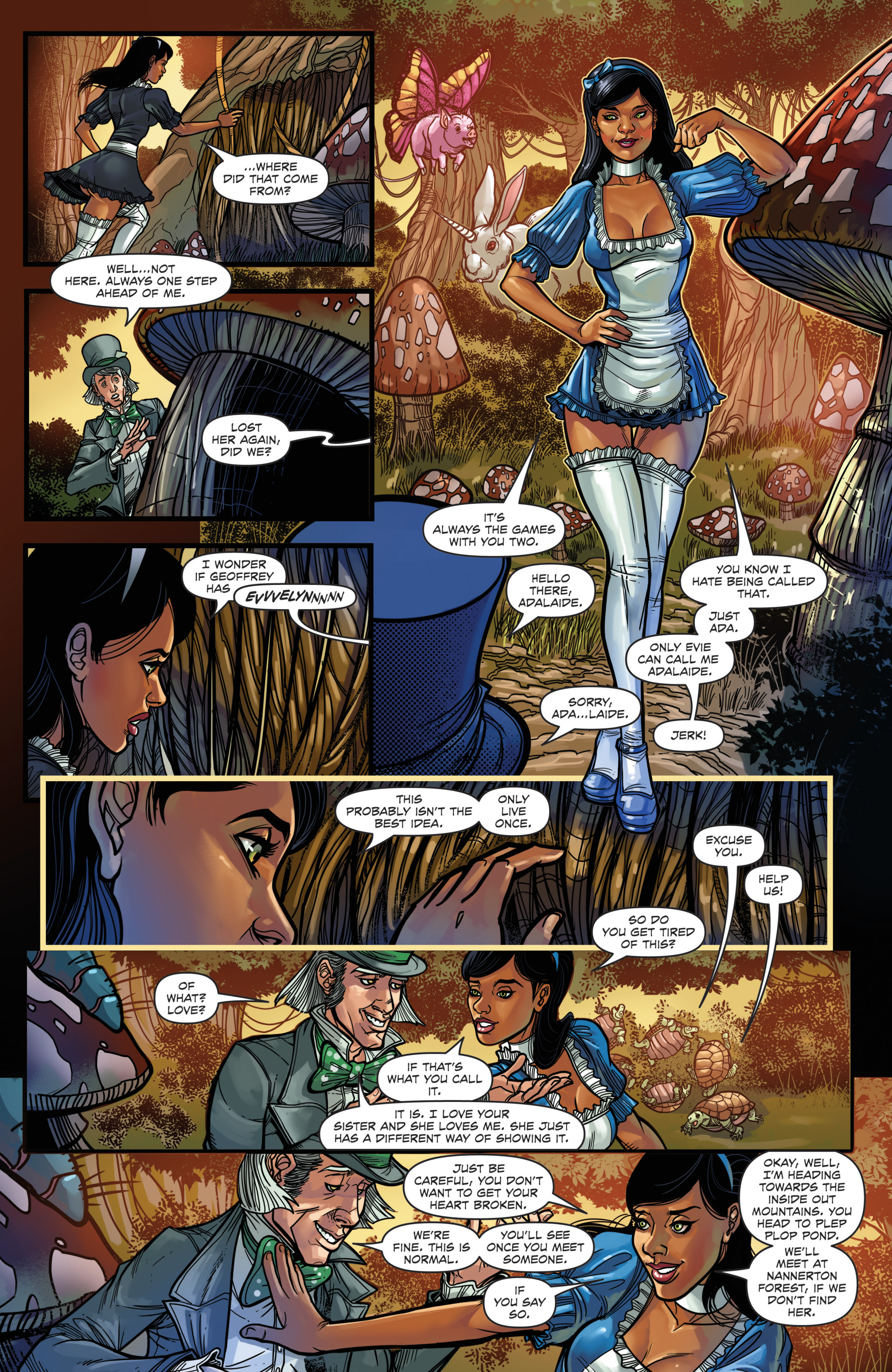 Read online Wonderland: Birth of Madness comic -  Issue # Full - 8
