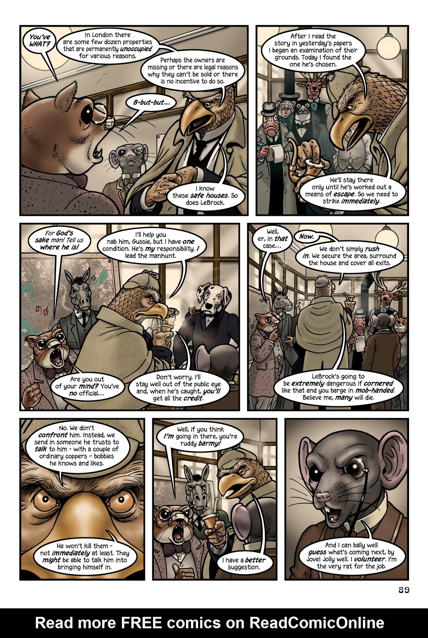 Read online Grandville Force Majeur comic -  Issue # TPB (Part 1) - 91