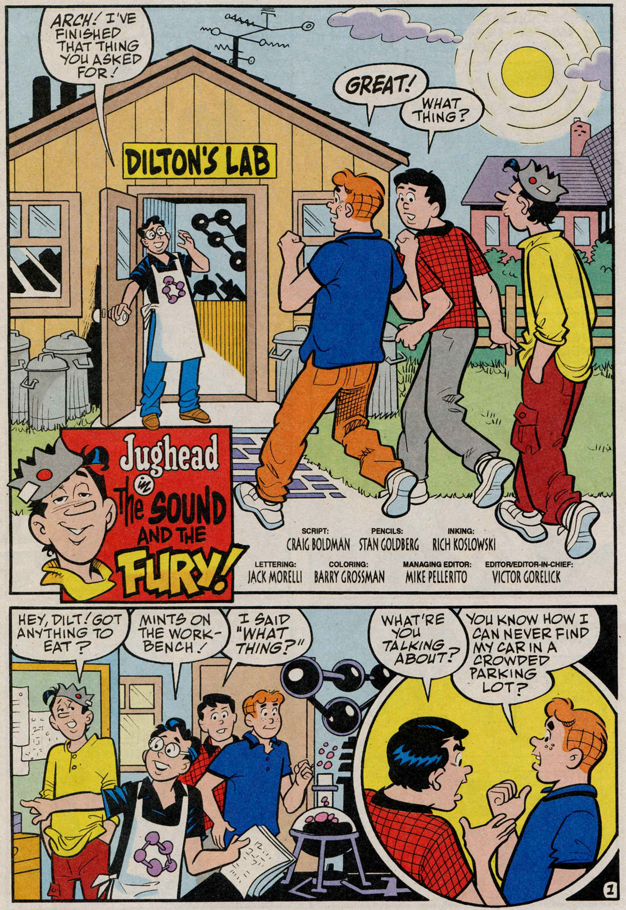 Read online Archie's Pal Jughead Comics comic -  Issue #189 - 2