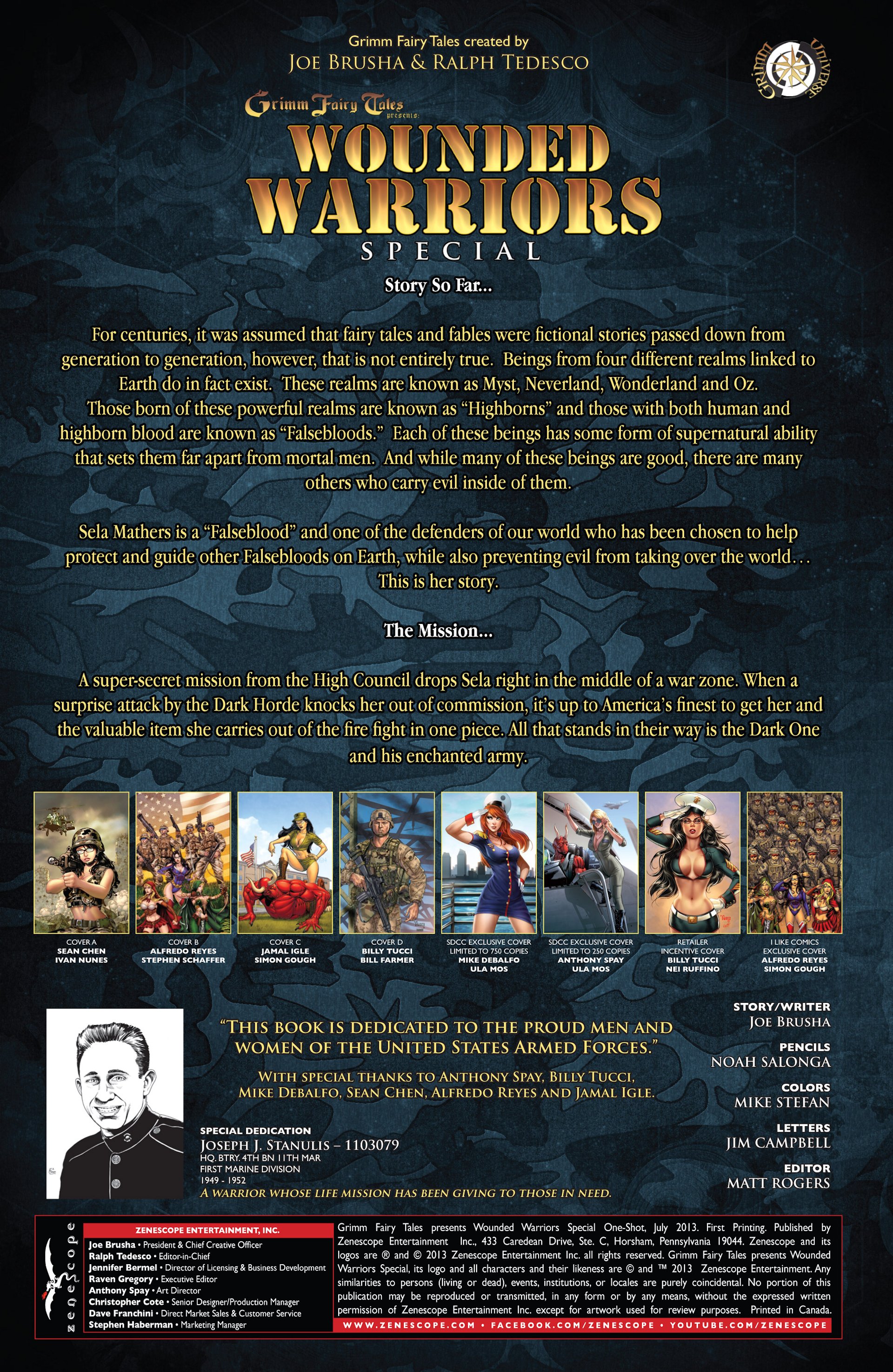 Read online Grimm Fairy Tales presents Wounded Warriors Special comic -  Issue # Full - 3