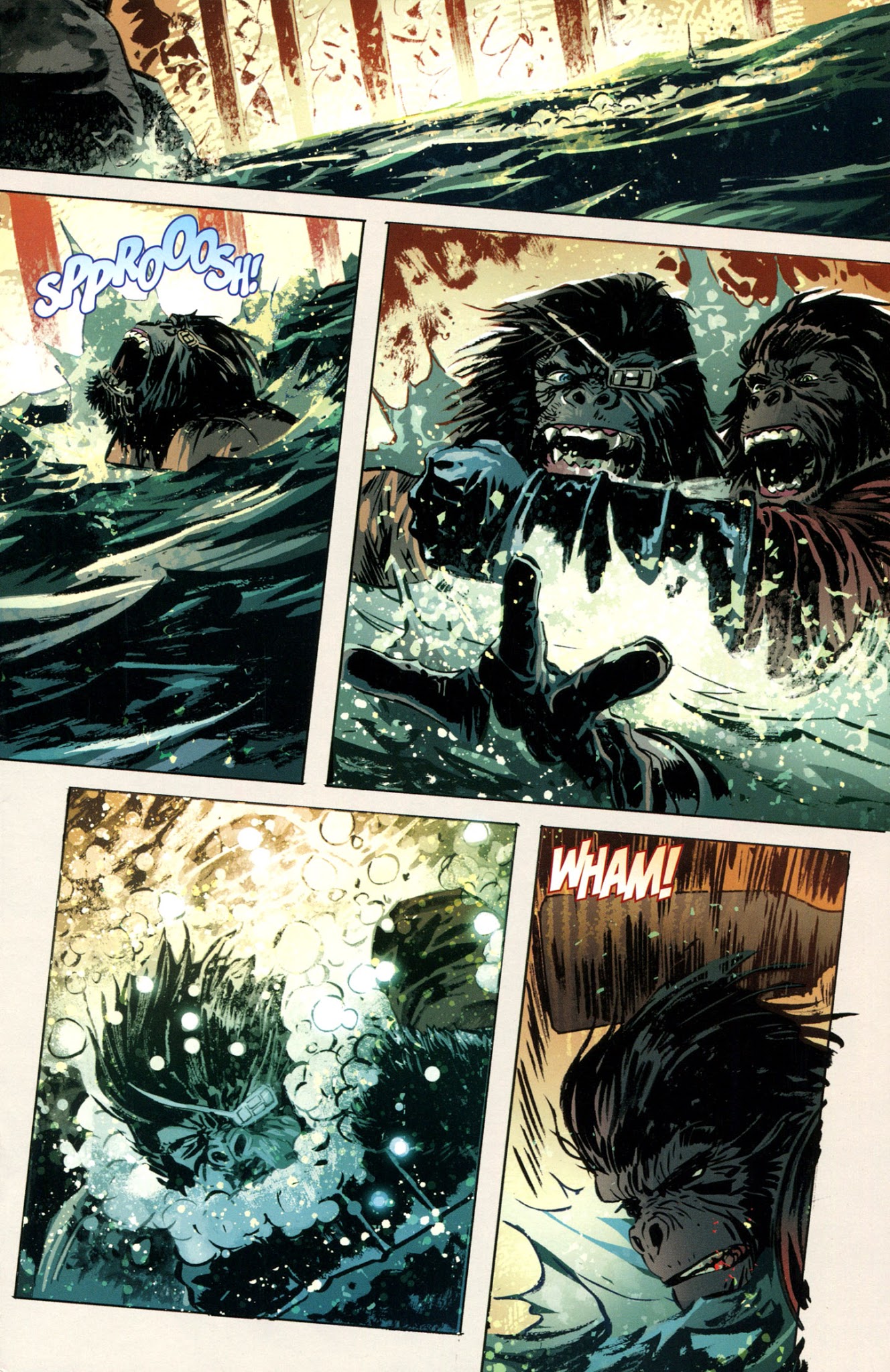 Read online Betrayal of the Planet of the Apes comic -  Issue #4 - 5