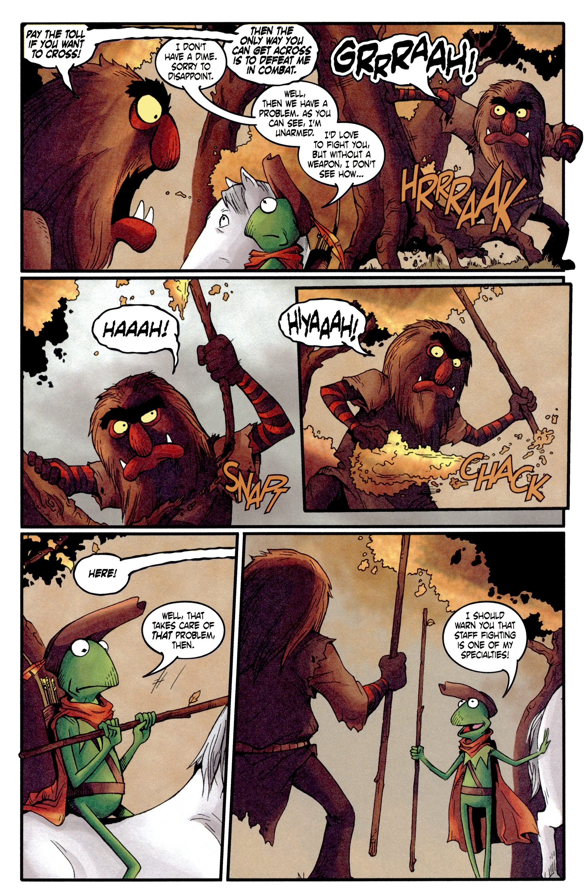 Read online Muppet Robin Hood comic -  Issue #1 - 17