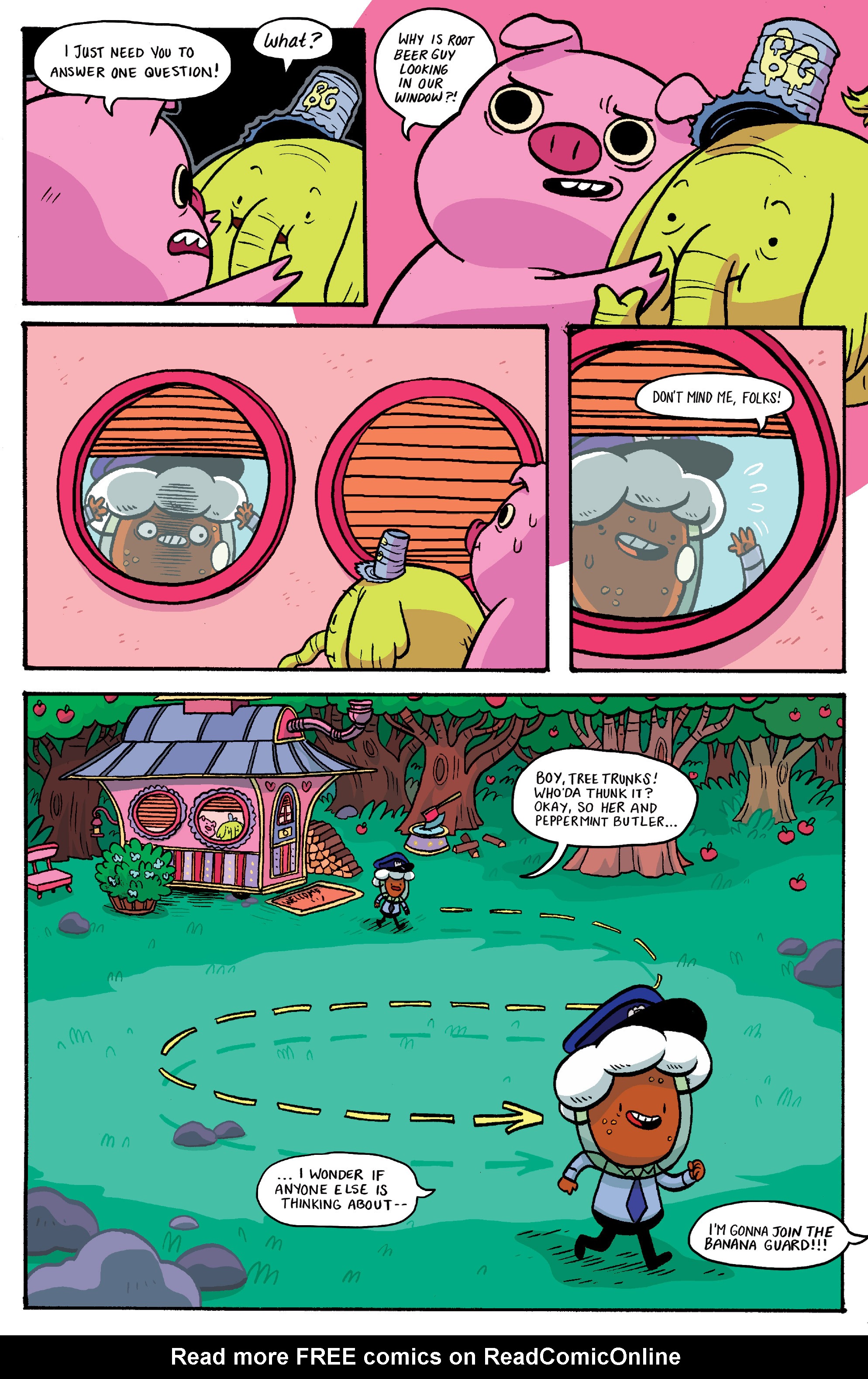 Read online Adventure Time: Banana Guard Academ comic -  Issue #1 - 10