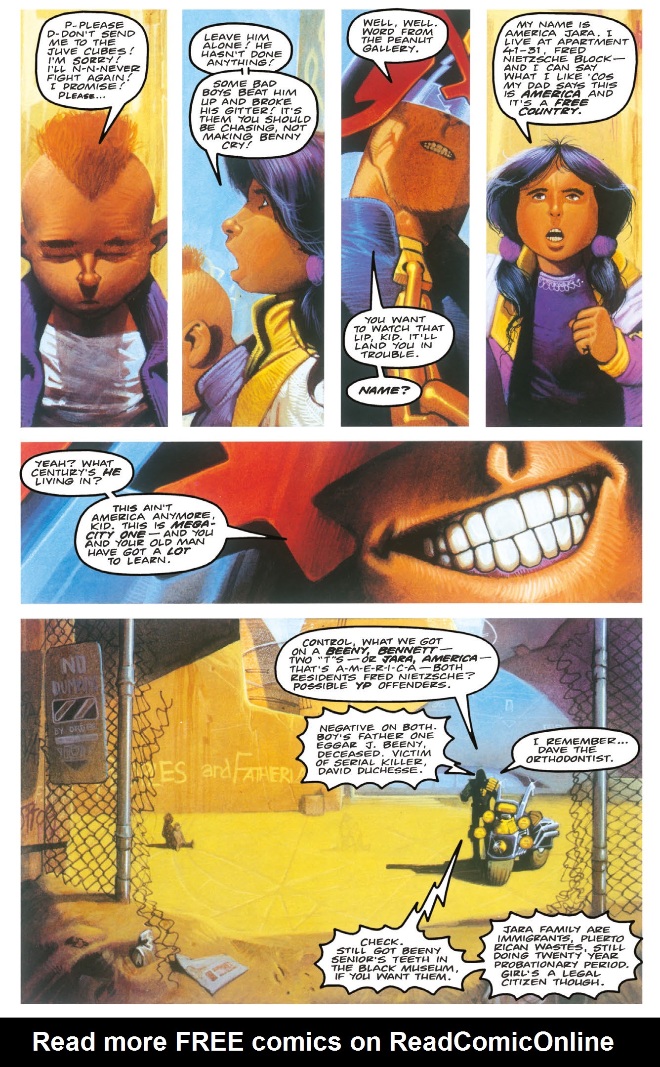 Read online Essential Judge Dredd: America comic -  Issue # TPB (Part 1) - 53