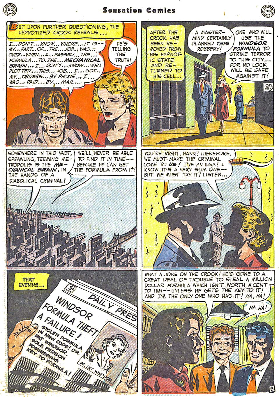 Read online Sensation (Mystery) Comics comic -  Issue #101 - 24