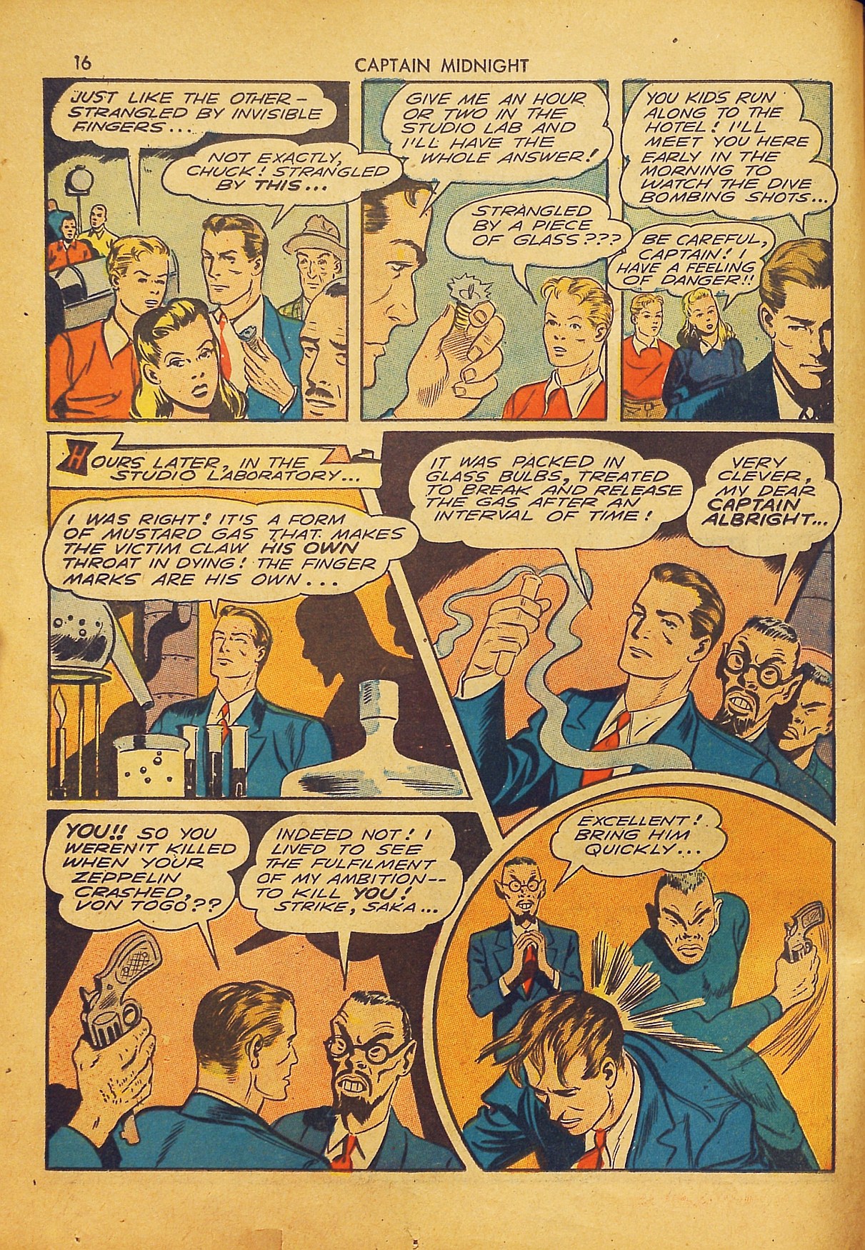 Read online Captain Midnight (1942) comic -  Issue #2 - 15