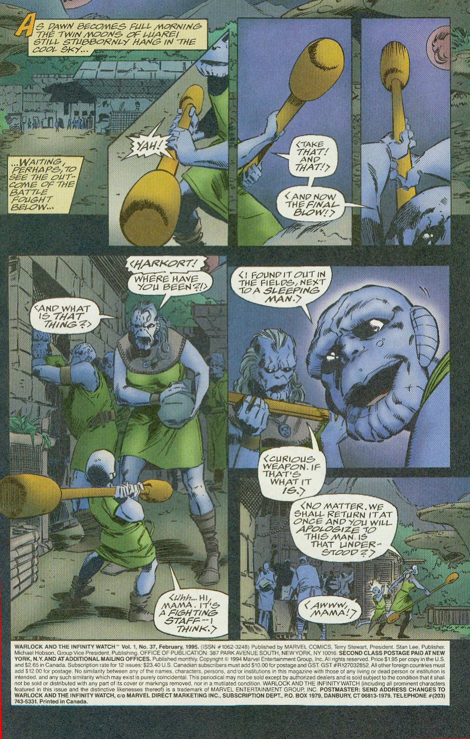 Read online Warlock and the Infinity Watch comic -  Issue #37 - 3