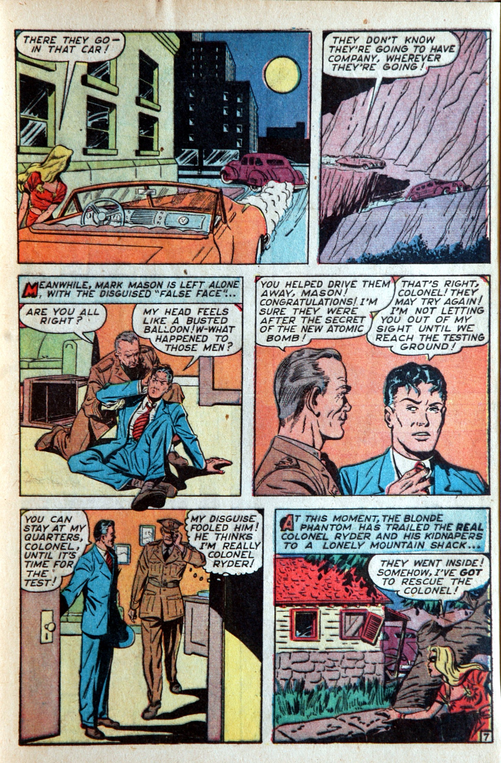 Read online Blonde Phantom Comics comic -  Issue #12 - 9