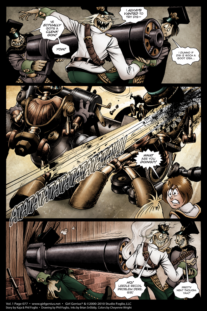Read online Girl Genius (2002) comic -  Issue #1 - 77