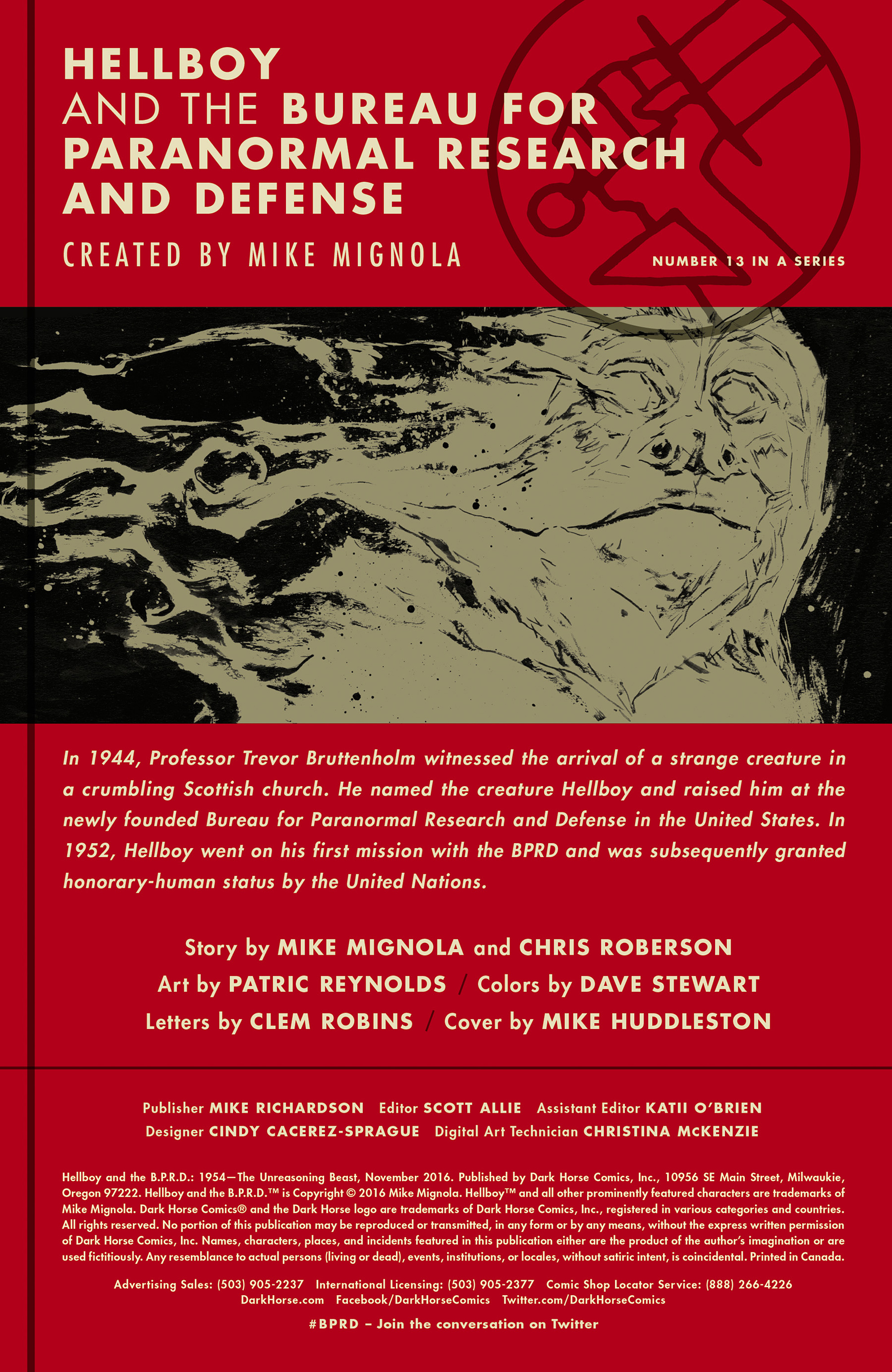 Read online Hellboy and the B.P.R.D.: 1954--The Unreasoning Beast comic -  Issue # Full - 2