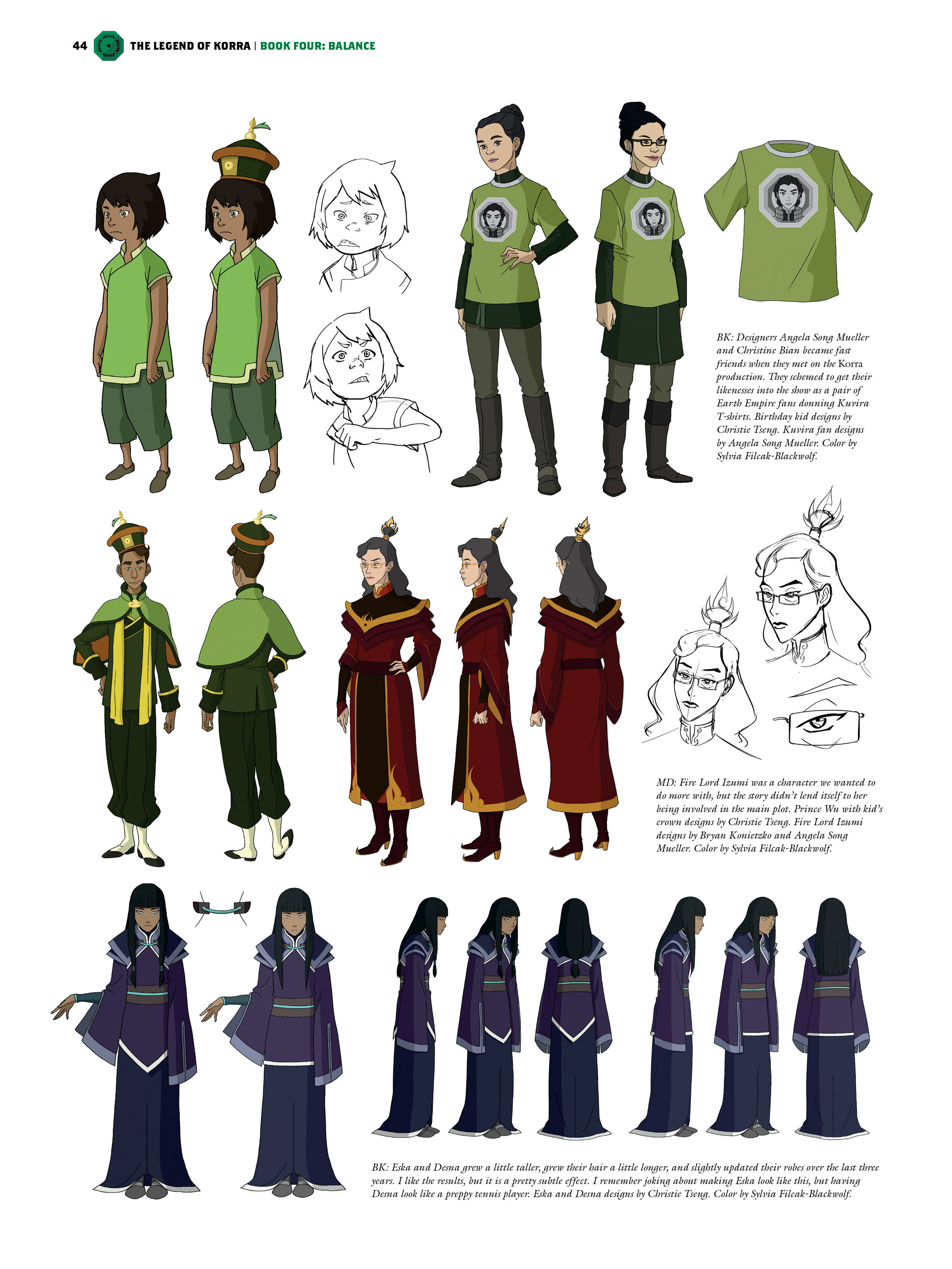 Read online The Legend of Korra: The Art of the Animated Series comic -  Issue # TPB 4 - 42