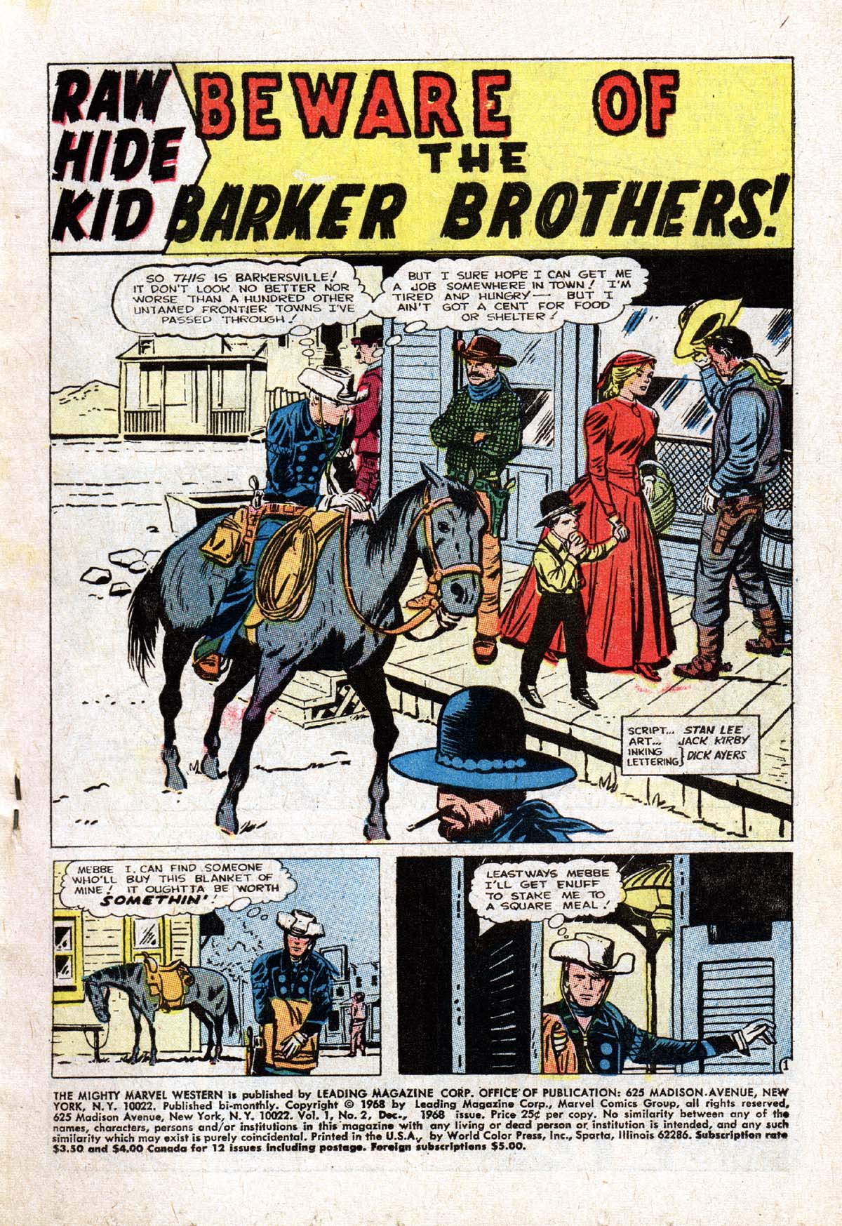 Read online The Mighty Marvel Western comic -  Issue #2 - 3