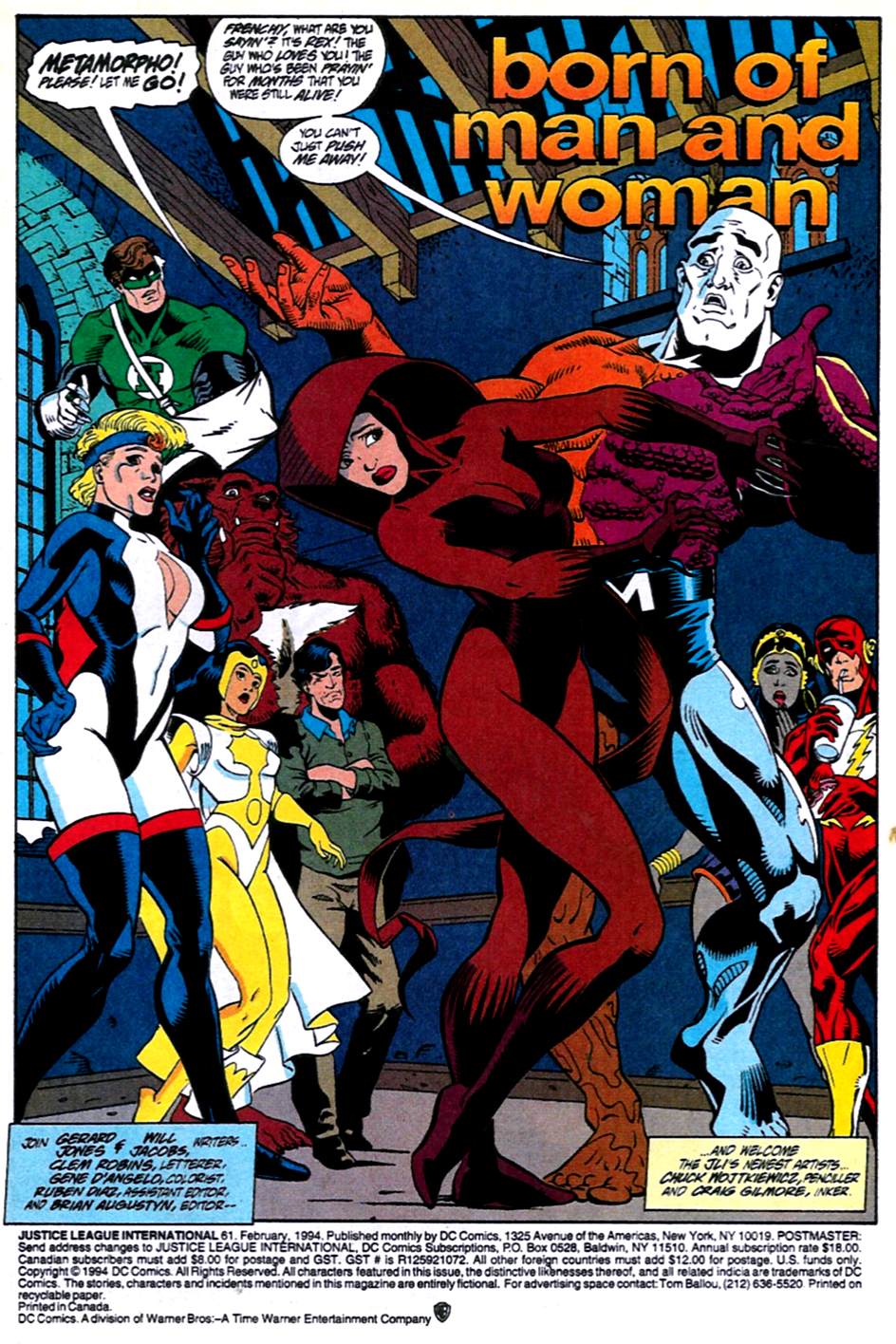 Read online Justice League International (1993) comic -  Issue #61 - 2