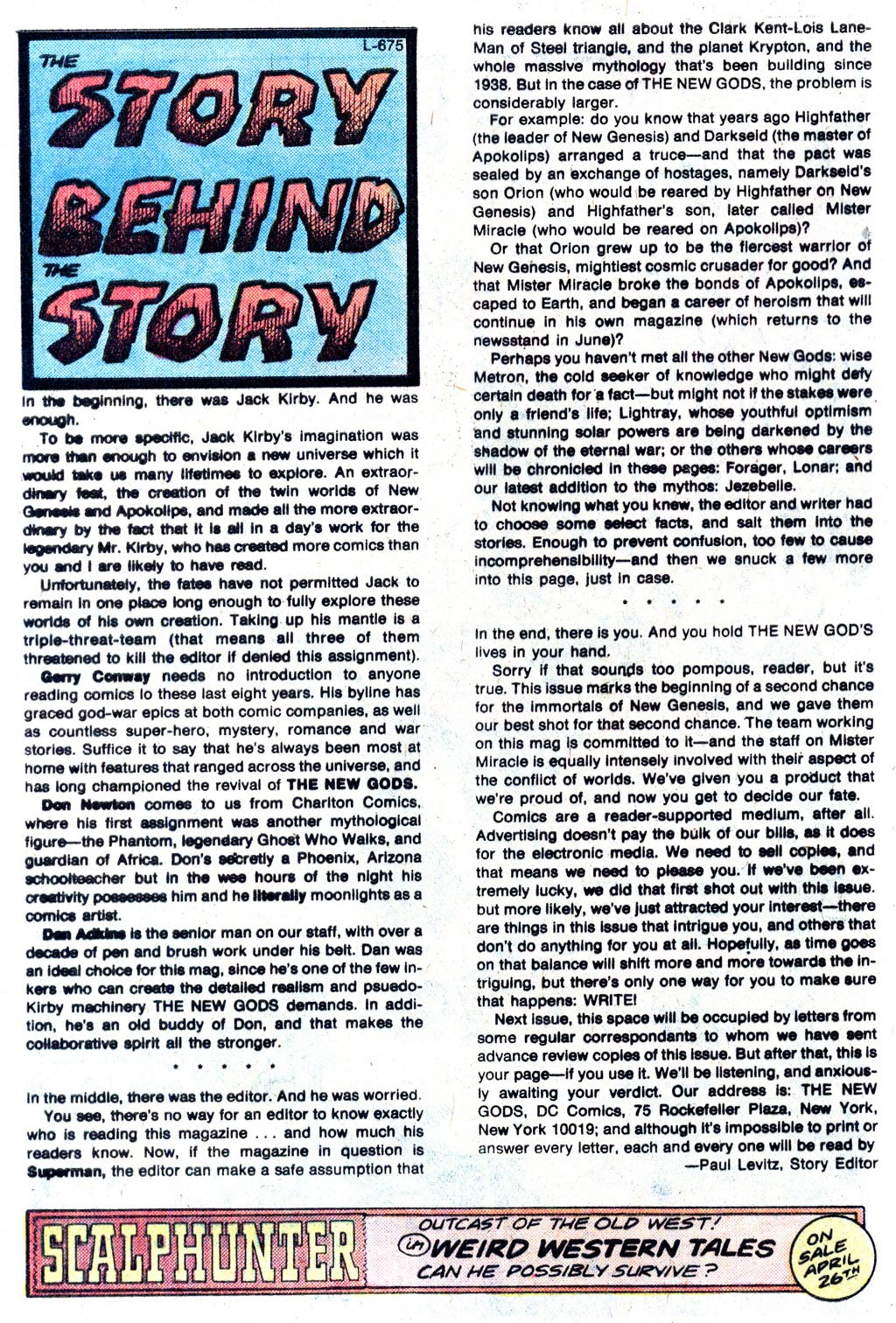 Read online New Gods (1977) comic -  Issue #12 - 20
