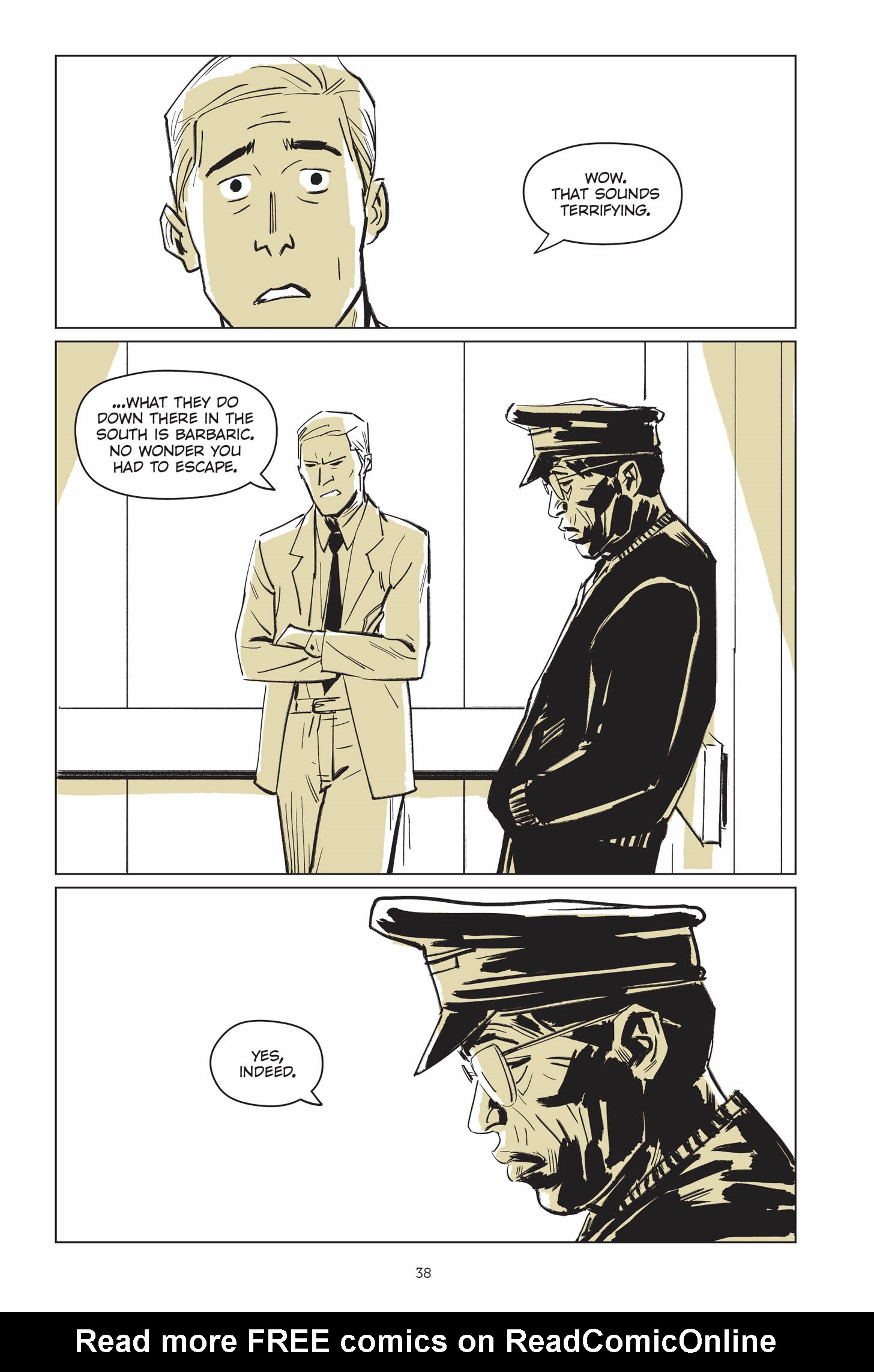 Read online Now Let Me Fly: A Portrait of Eugene Bullard comic -  Issue # TPB (Part 1) - 44