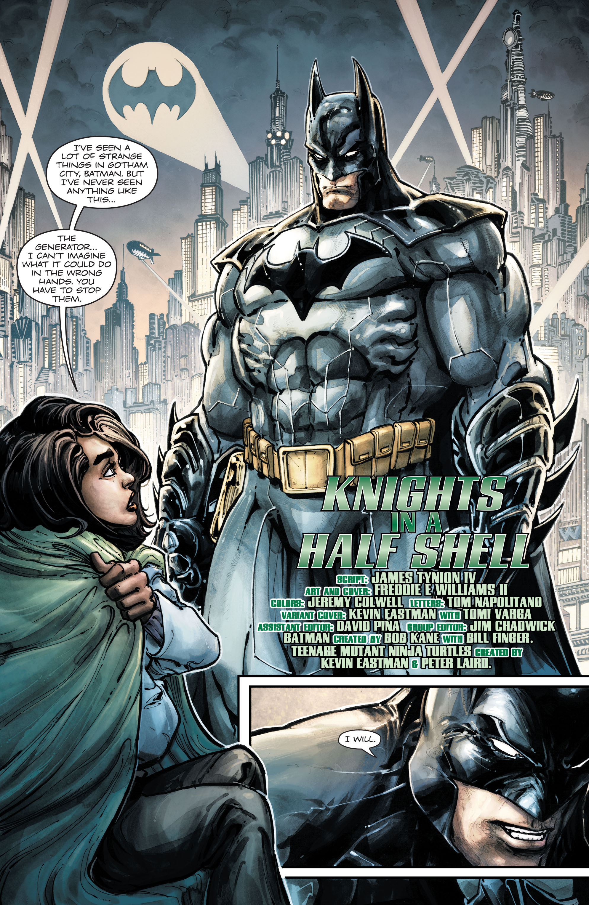 Read online Batman/Teenage Mutant Ninja Turtles comic -  Issue #1 - 6