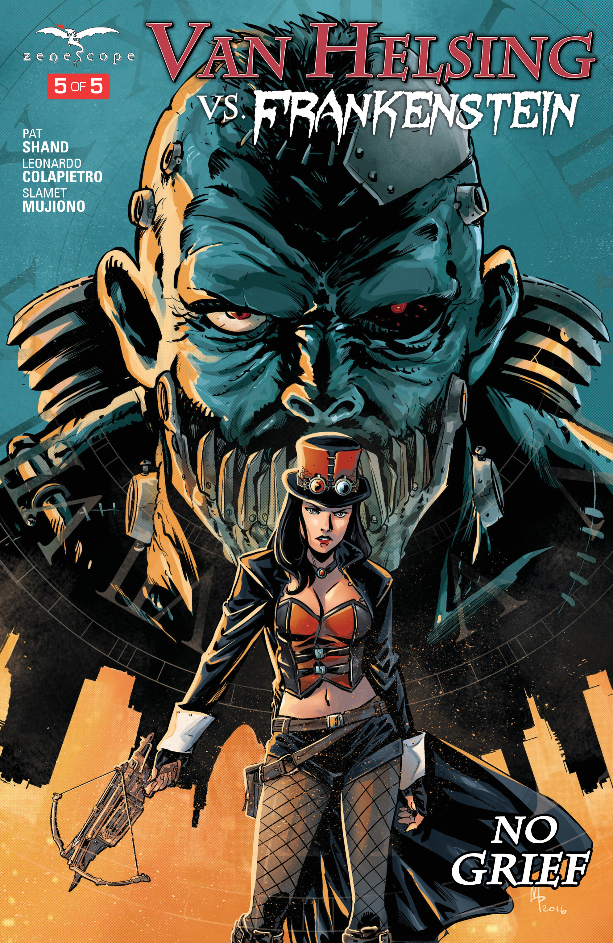 Read online Van Helsing vs Frankenstein comic -  Issue #5 - 1