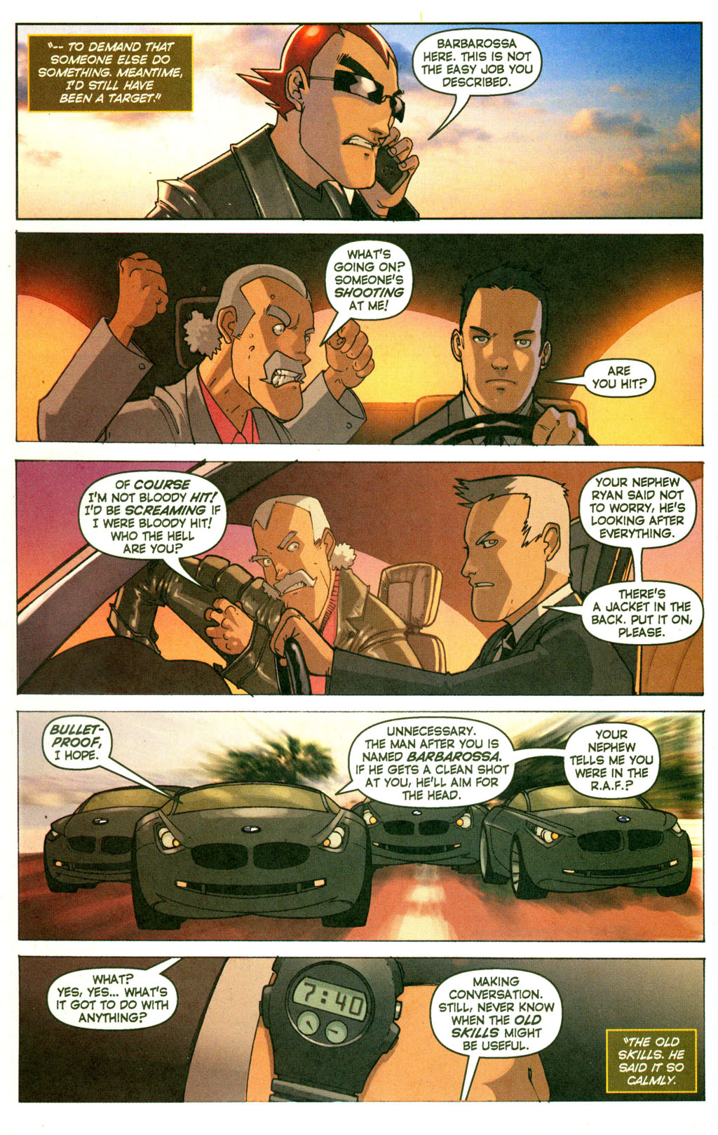 Read online BMWfilms.com's The Hire comic -  Issue #4 - 6