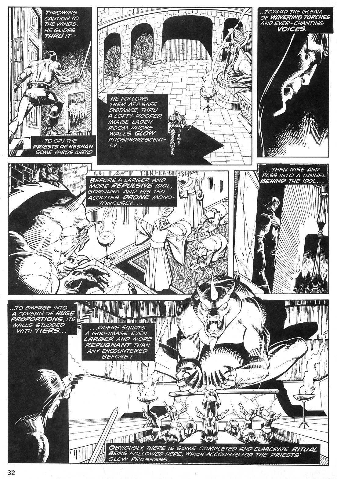 Read online The Savage Sword Of Conan comic -  Issue #25 - 32