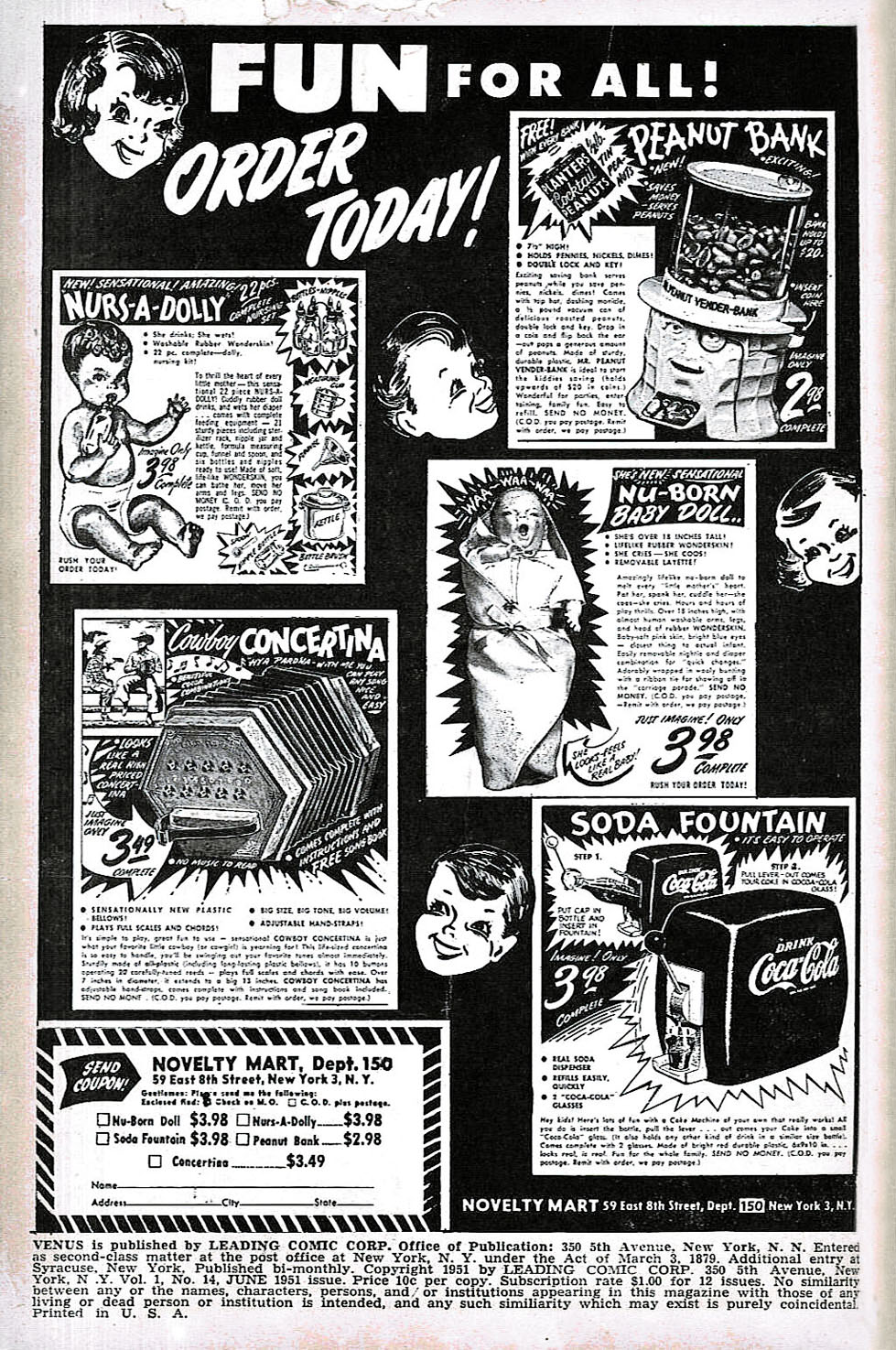 Read online Venus (1948) comic -  Issue #14 - 2