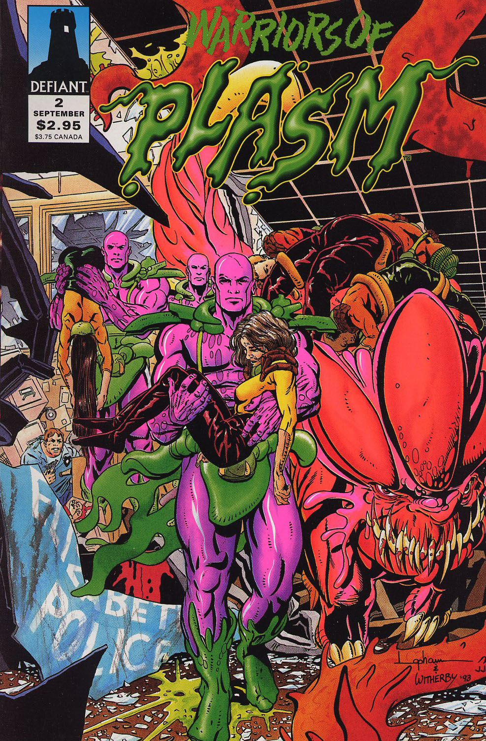 Read online Warriors of Plasm comic -  Issue #2 - 1