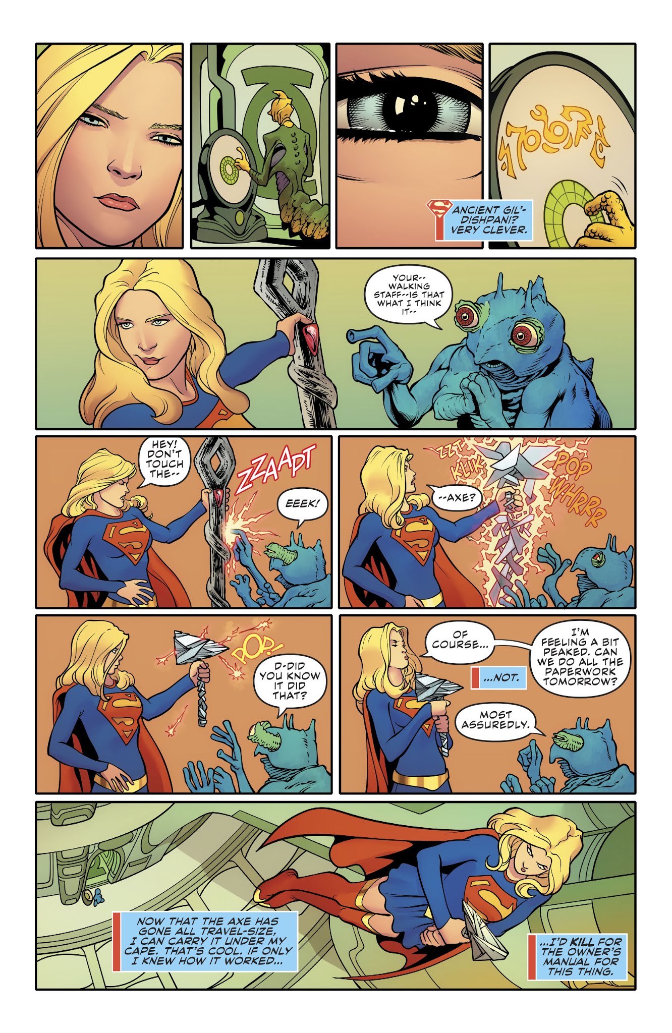 Read online Supergirl (2016) comic -  Issue #22 - 14