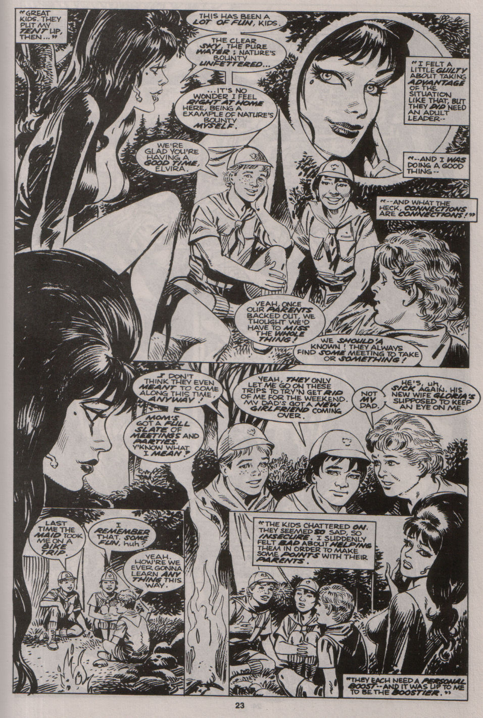 Read online Elvira, Mistress of the Dark comic -  Issue #14 - 22