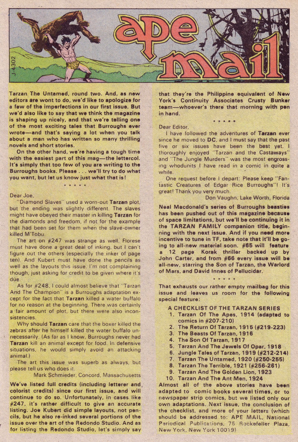 Read online Tarzan (1972) comic -  Issue #251 - 18