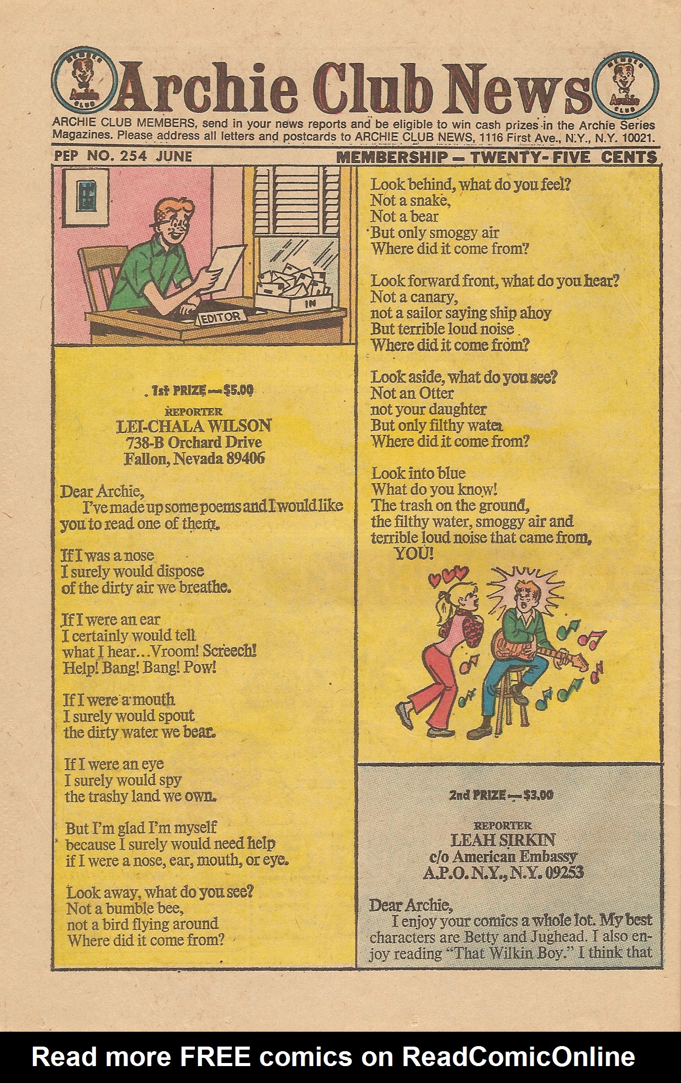 Read online Pep Comics comic -  Issue #254 - 26