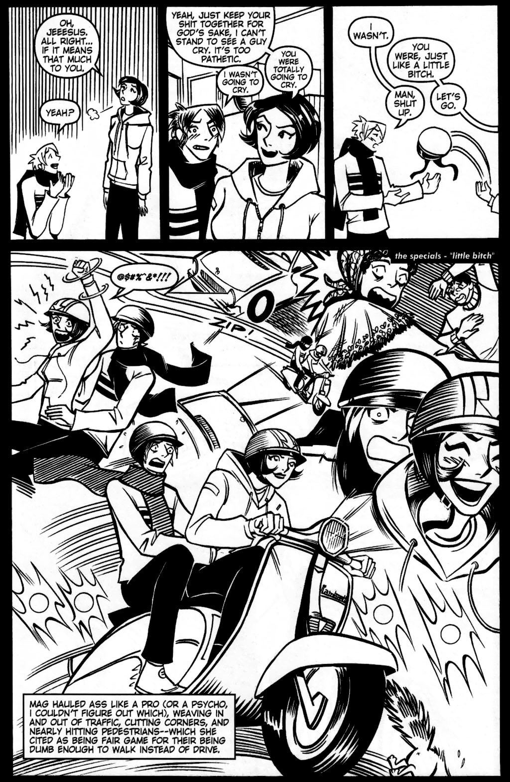 Read online Scooter Girl comic -  Issue #5 - 9