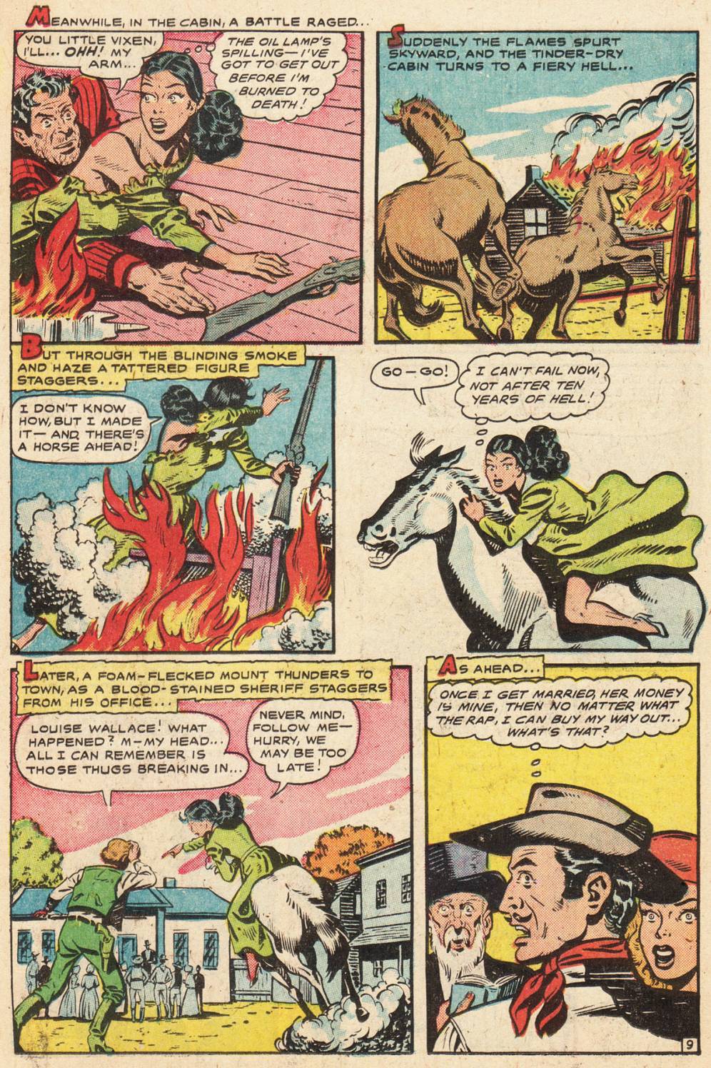 Read online Cowgirl Romances (1950) comic -  Issue #5 - 11