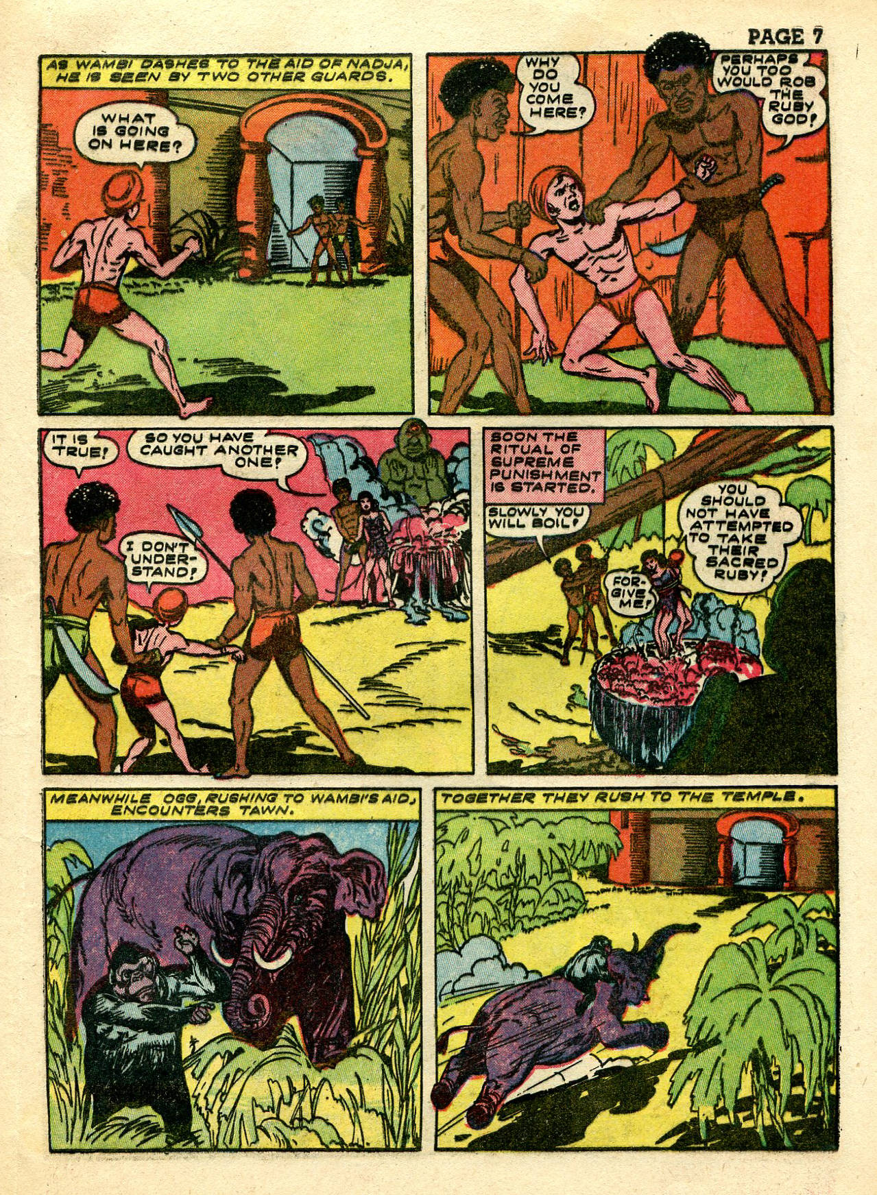 Read online Wambi Jungle Boy comic -  Issue #3 - 9