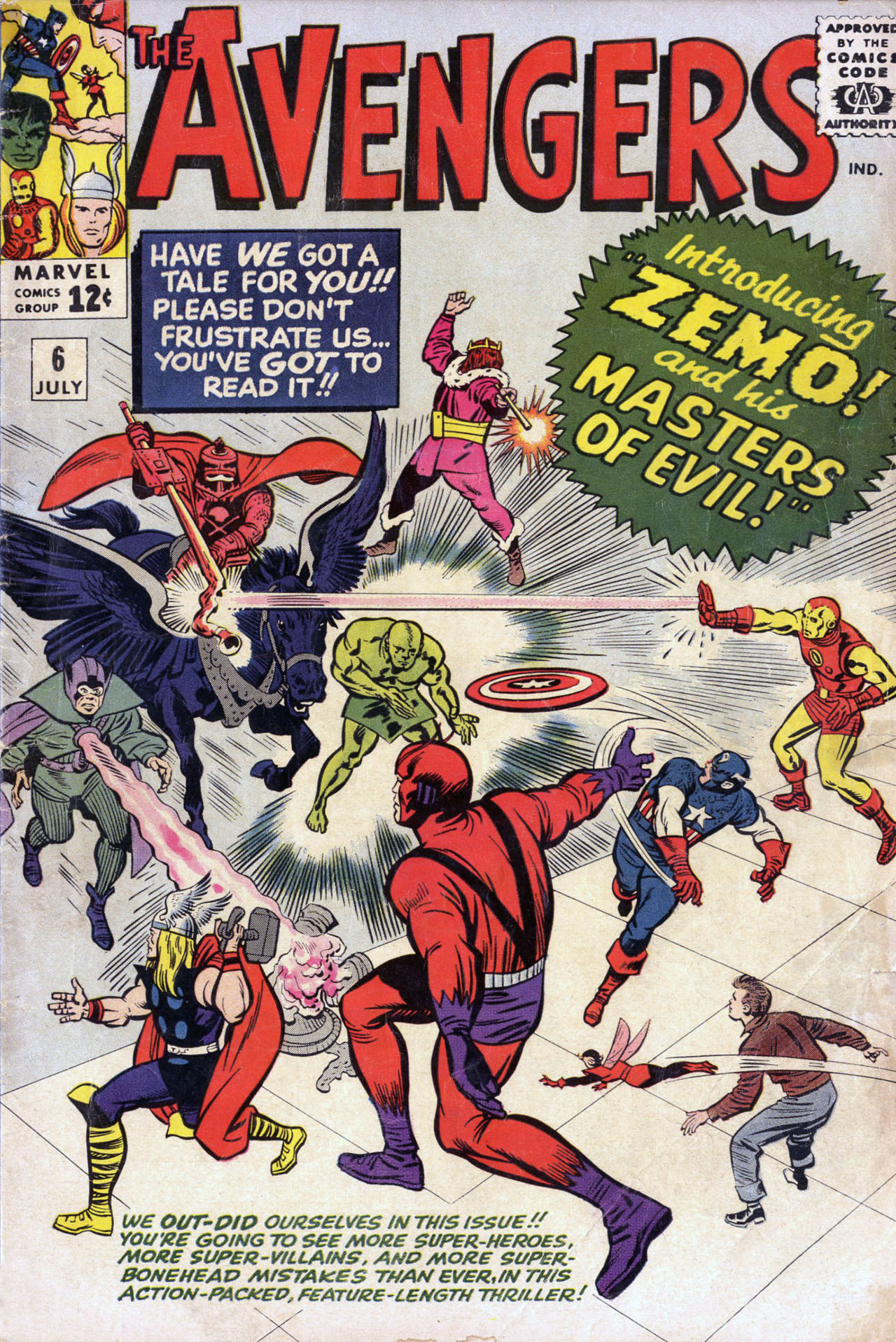 Read online The Avengers (1963) comic -  Issue #6 - 1