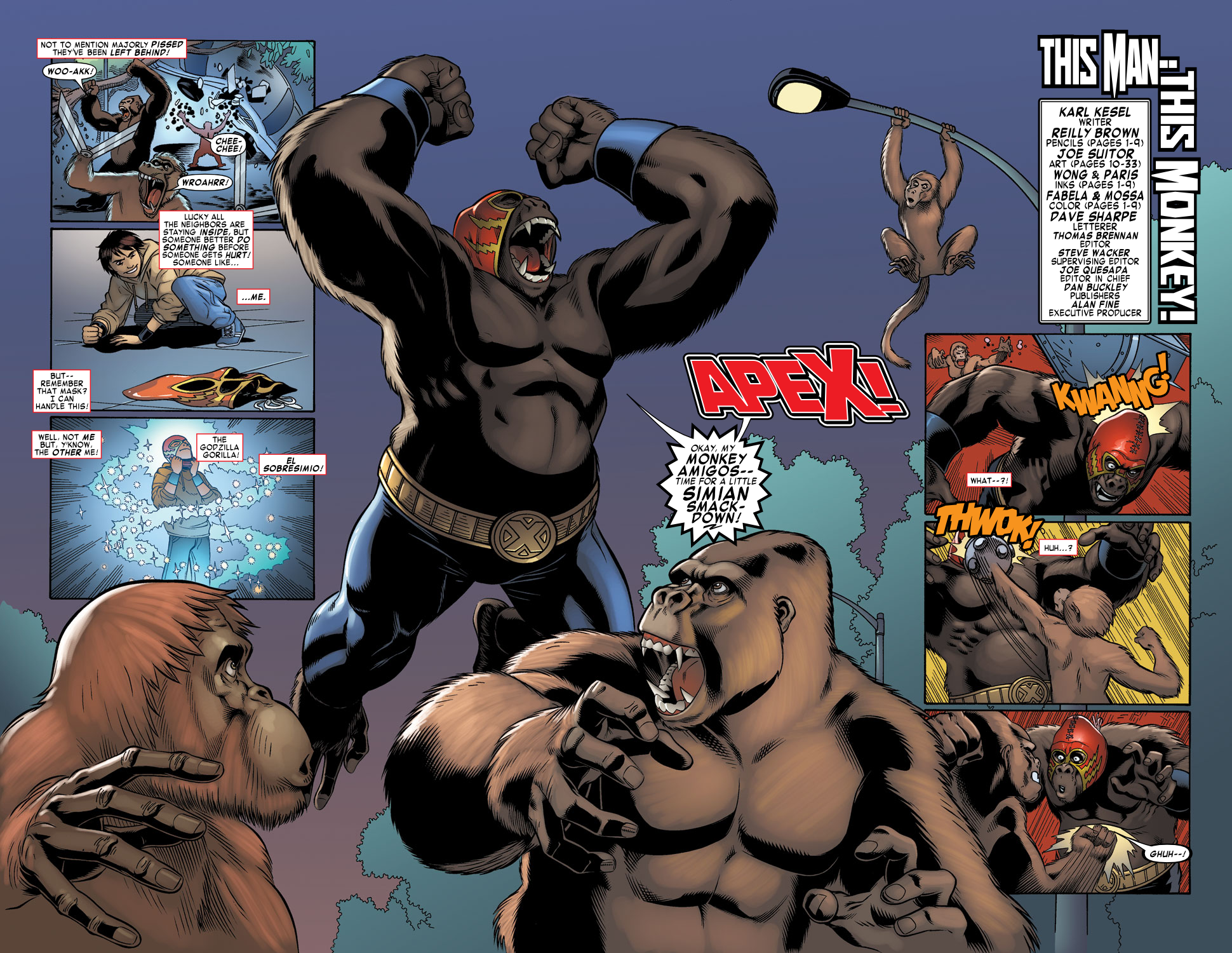 Read online Marvel Apes: Grunt Line Special comic -  Issue # Full - 3