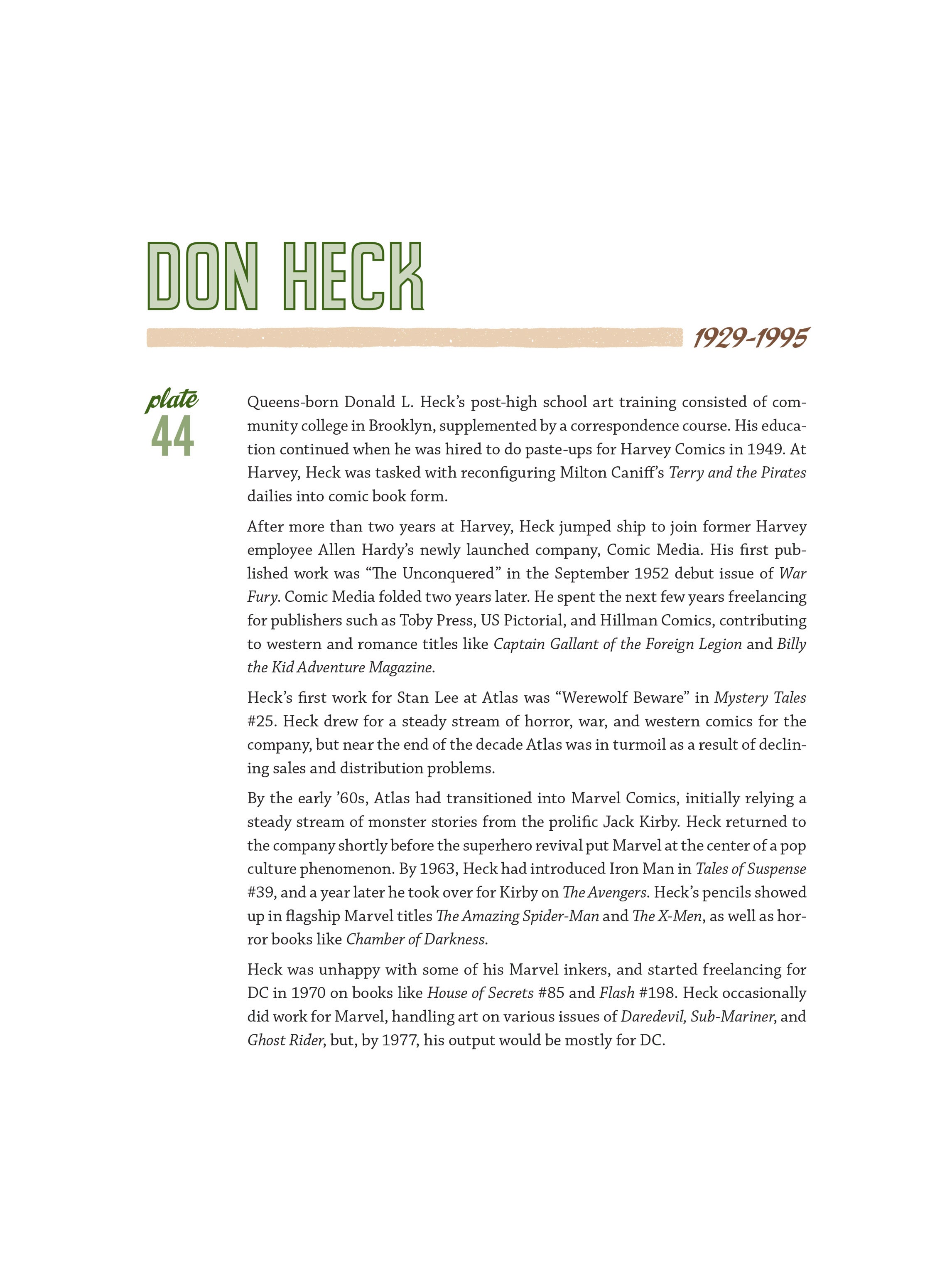 Read online More Heroes of the Comics: Portraits of the Legends of Comic Books comic -  Issue # TPB (Part 1) - 95